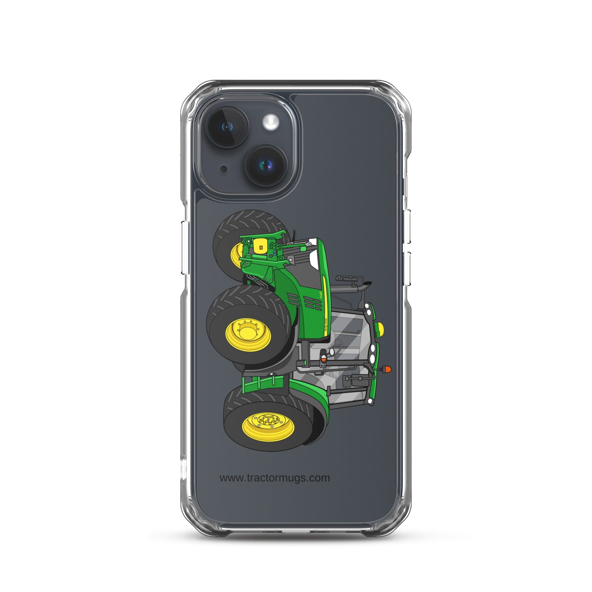 The Tractor Mugs Store iPhone 15 John Deere 6155 M | Clear Case for iPhone® Quality Farmers Merch