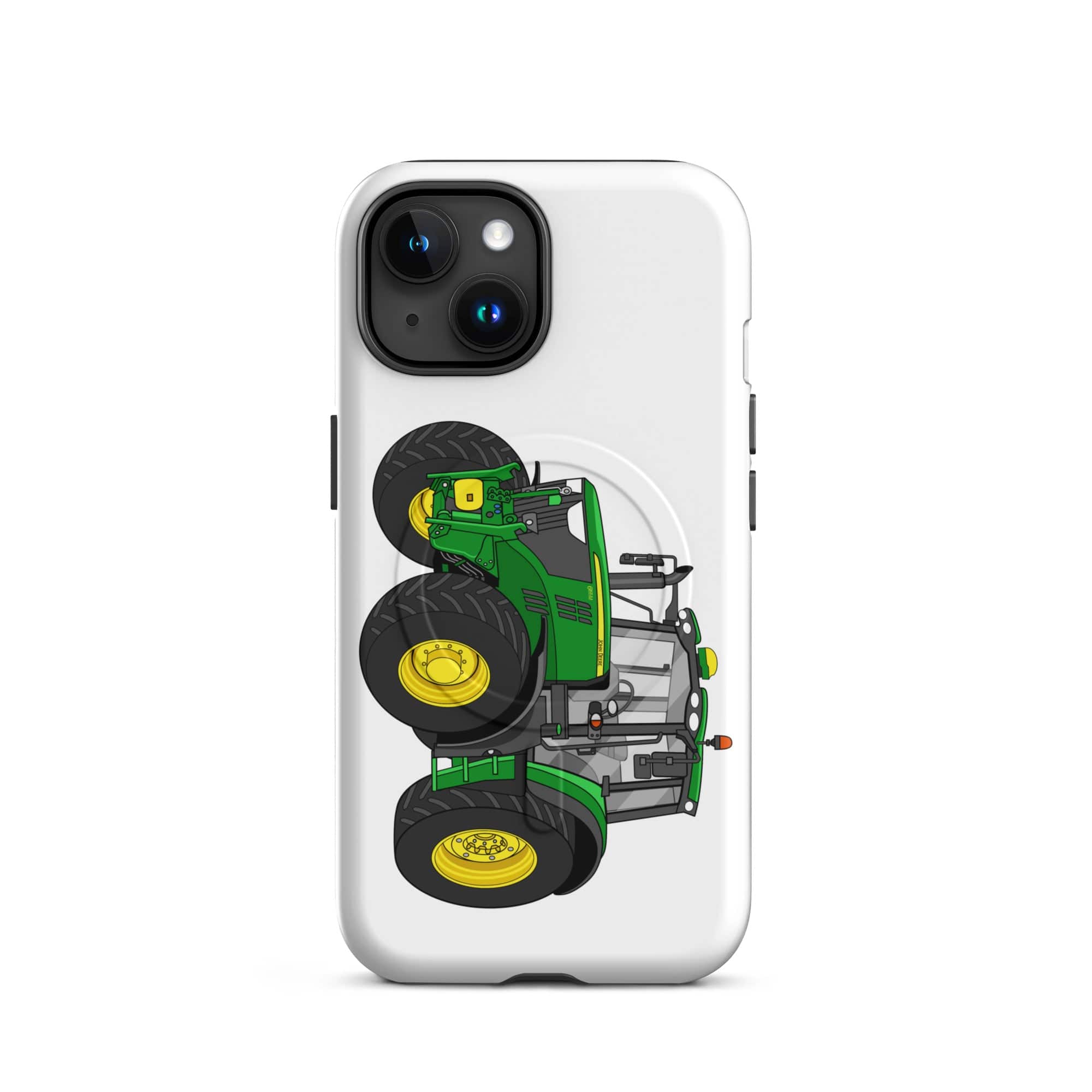 The Tractor Mugs Store iPhone 15 John Deere 6155 M | MagSafe® tough case for iPhone® Quality Farmers Merch