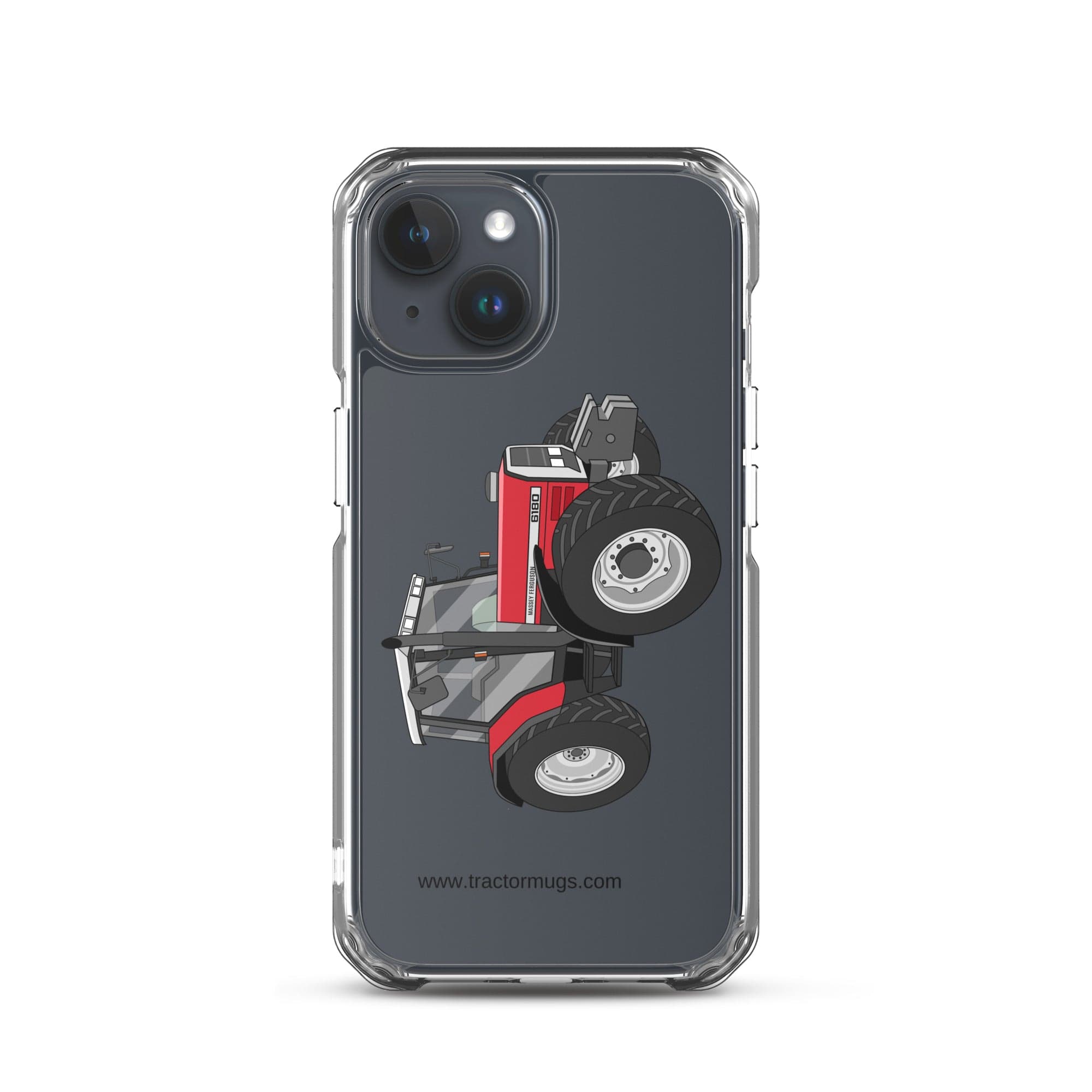 The Tractor Mugs Store iPhone 15 Massey Ferguson 6180 | Clear Case for iPhone® Quality Farmers Merch