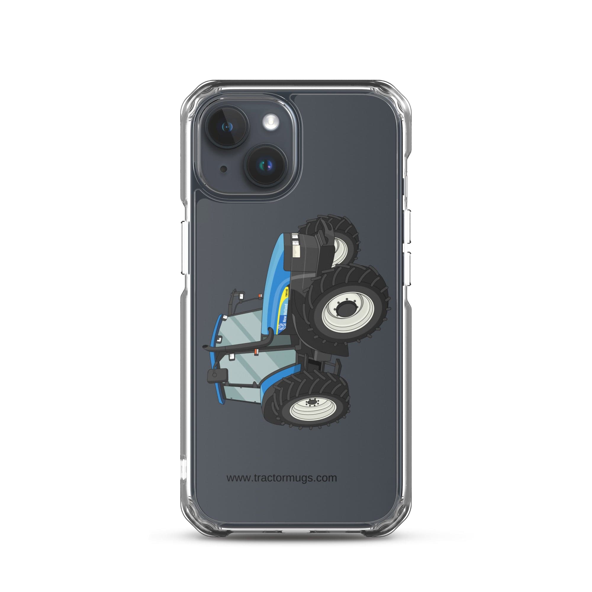 The Tractor Mugs Store iPhone 15 New Holland TM 140 | Clear Case for iPhone® Quality Farmers Merch