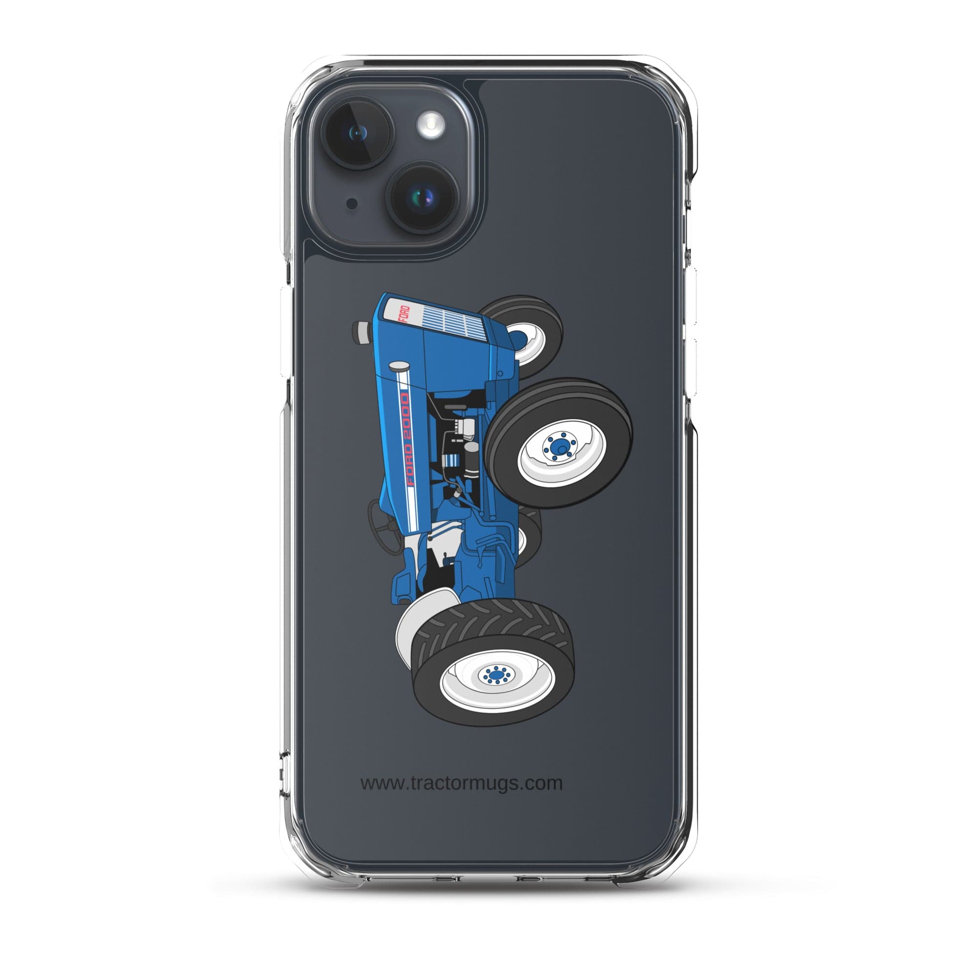 The Tractor Mugs Store iPhone 15 Plus Ford 2000 (1963) | Clear Case for iPhone® Quality Farmers Merch