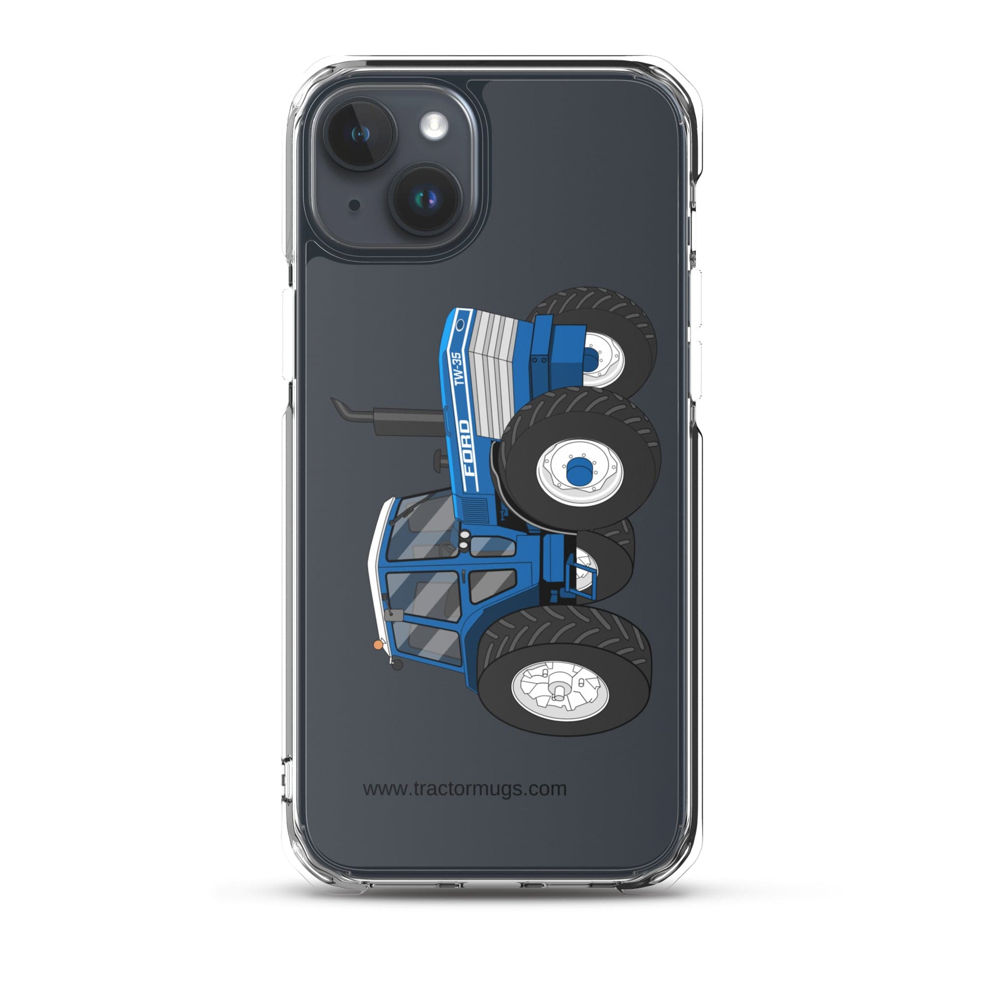 The Tractor Mugs Store iPhone 15 Plus Ford TW 35 | Clear Case for iPhone® Quality Farmers Merch