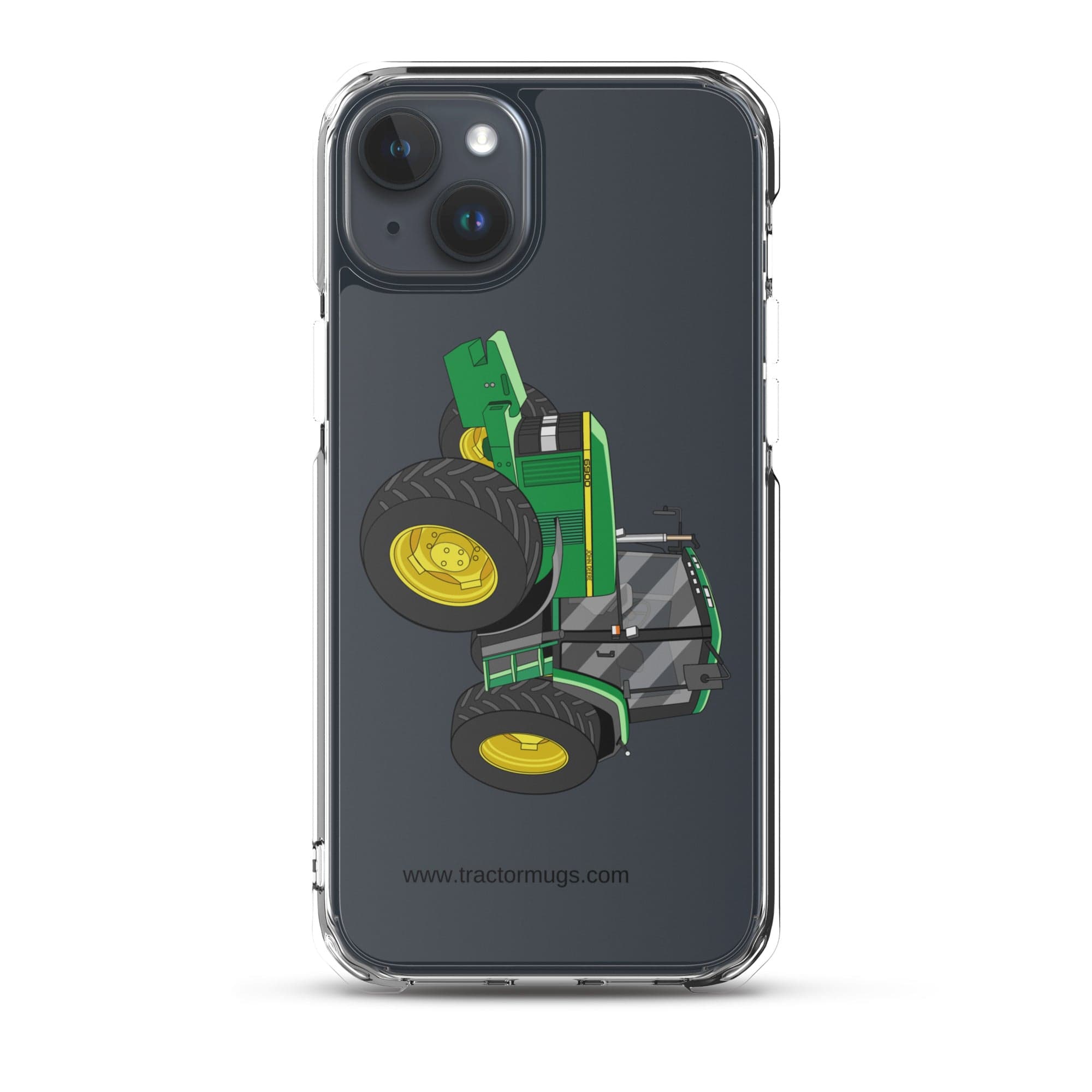 The Tractor Mugs Store iPhone 15 Plus John Deere 6900 | Clear Case for iPhone® Quality Farmers Merch