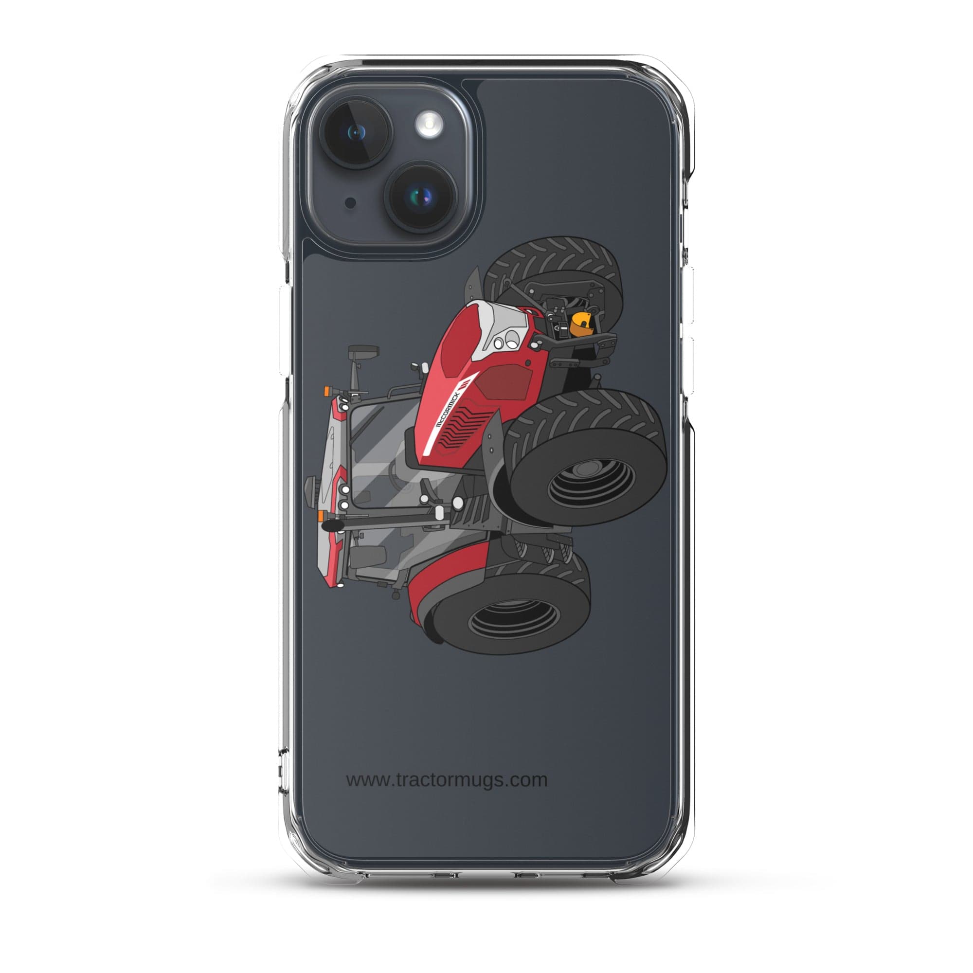 The Tractor Mugs Store iPhone 15 Plus McCormick X6 Vt Drive | Clear Case for iPhone® Quality Farmers Merch