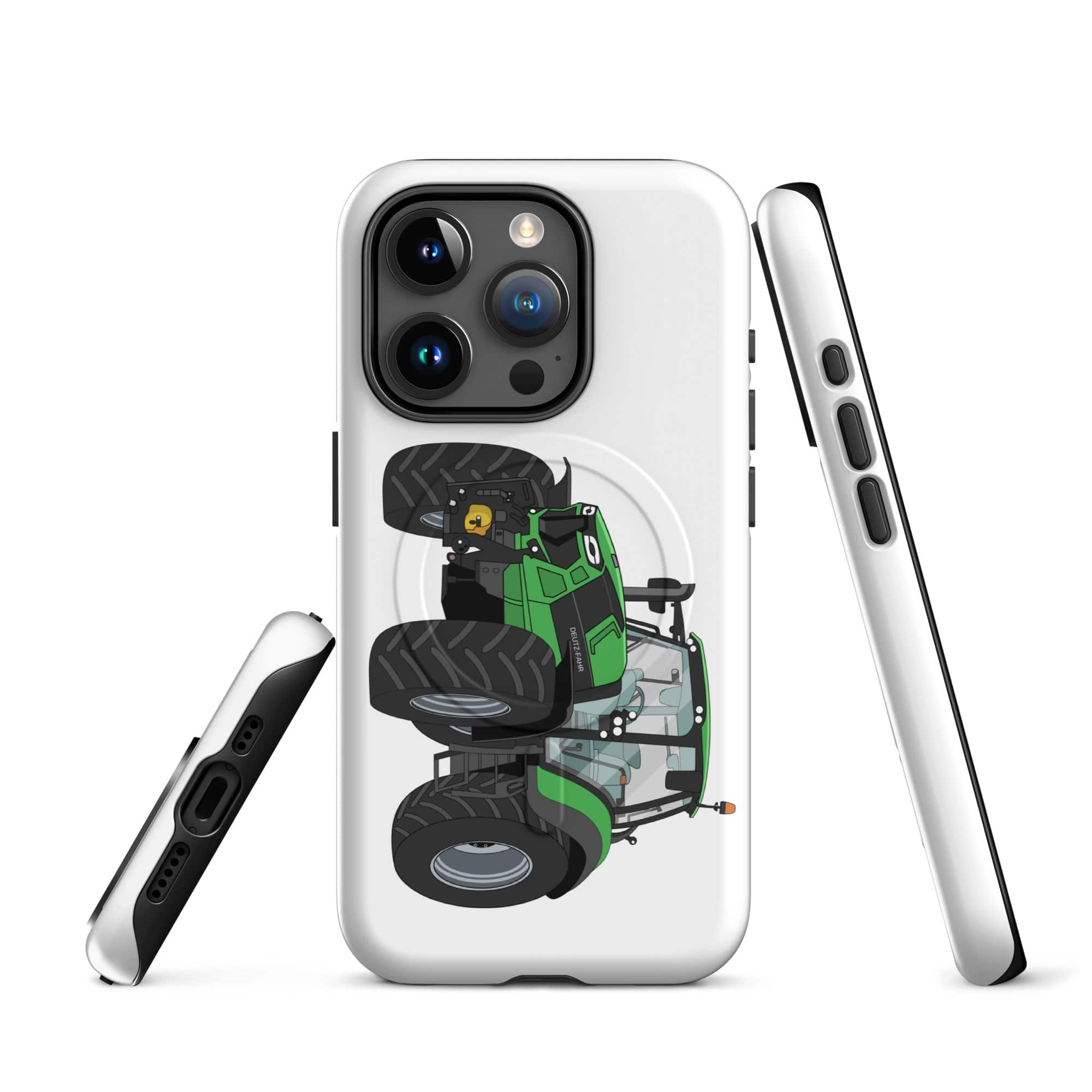 The Tractor Mugs Store iPhone 15 Pro Deutz - Fahr Agrotron 7250 Ttv | MagSafe® tough case for iPhone® Quality Farmers Merch