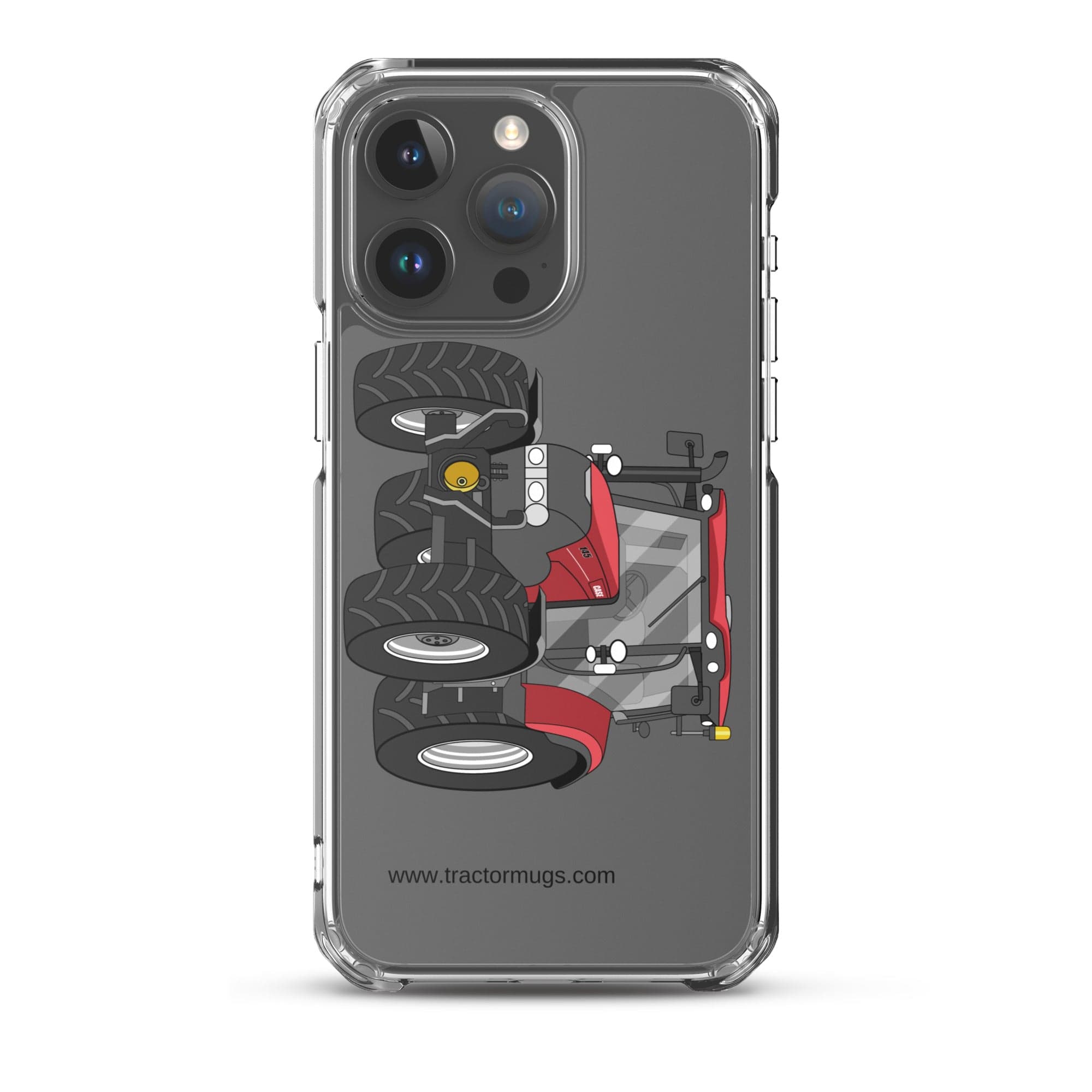The Tractor Mugs Store iPhone 15 Pro Max Case IH Maxxum 145 | Clear Case for iPhone® Quality Farmers Merch