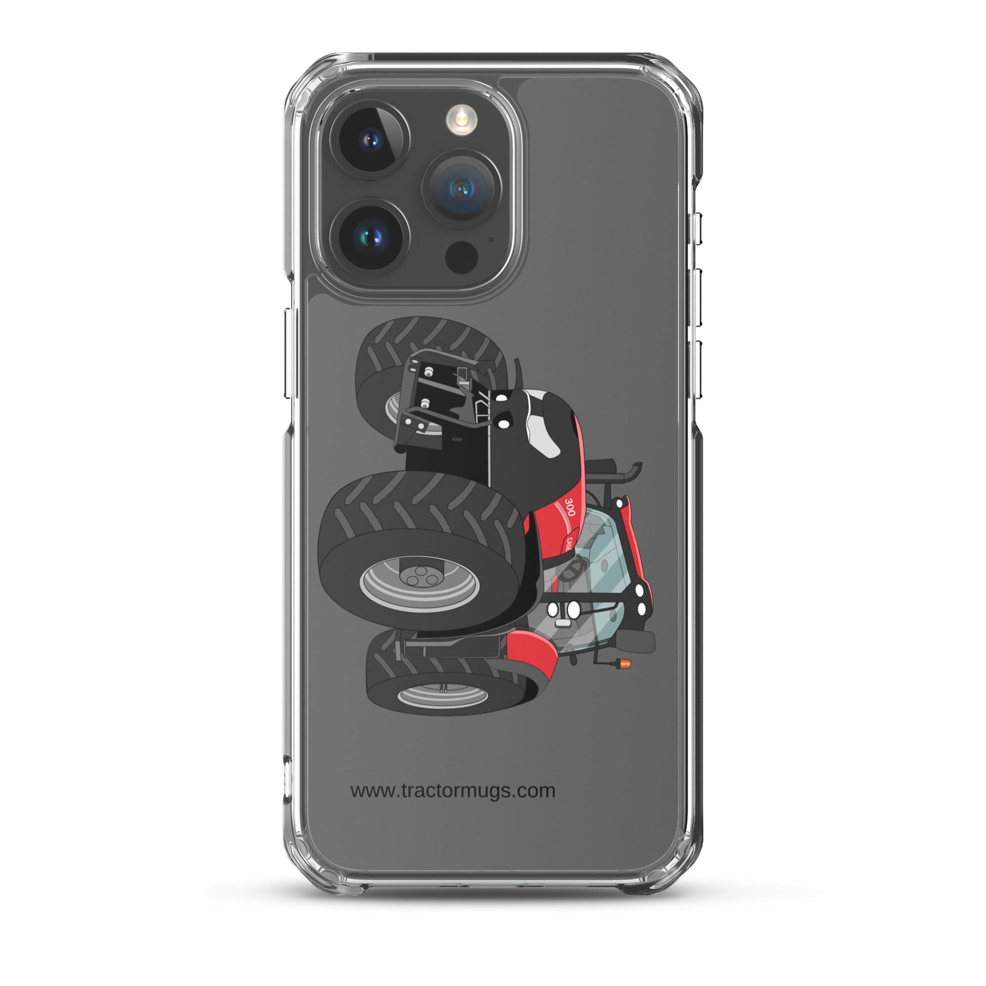 The Tractor Mugs Store iPhone 15 Pro Max Case IH Optum 300 CVX | Clear Case for iPhone® Quality Farmers Merch