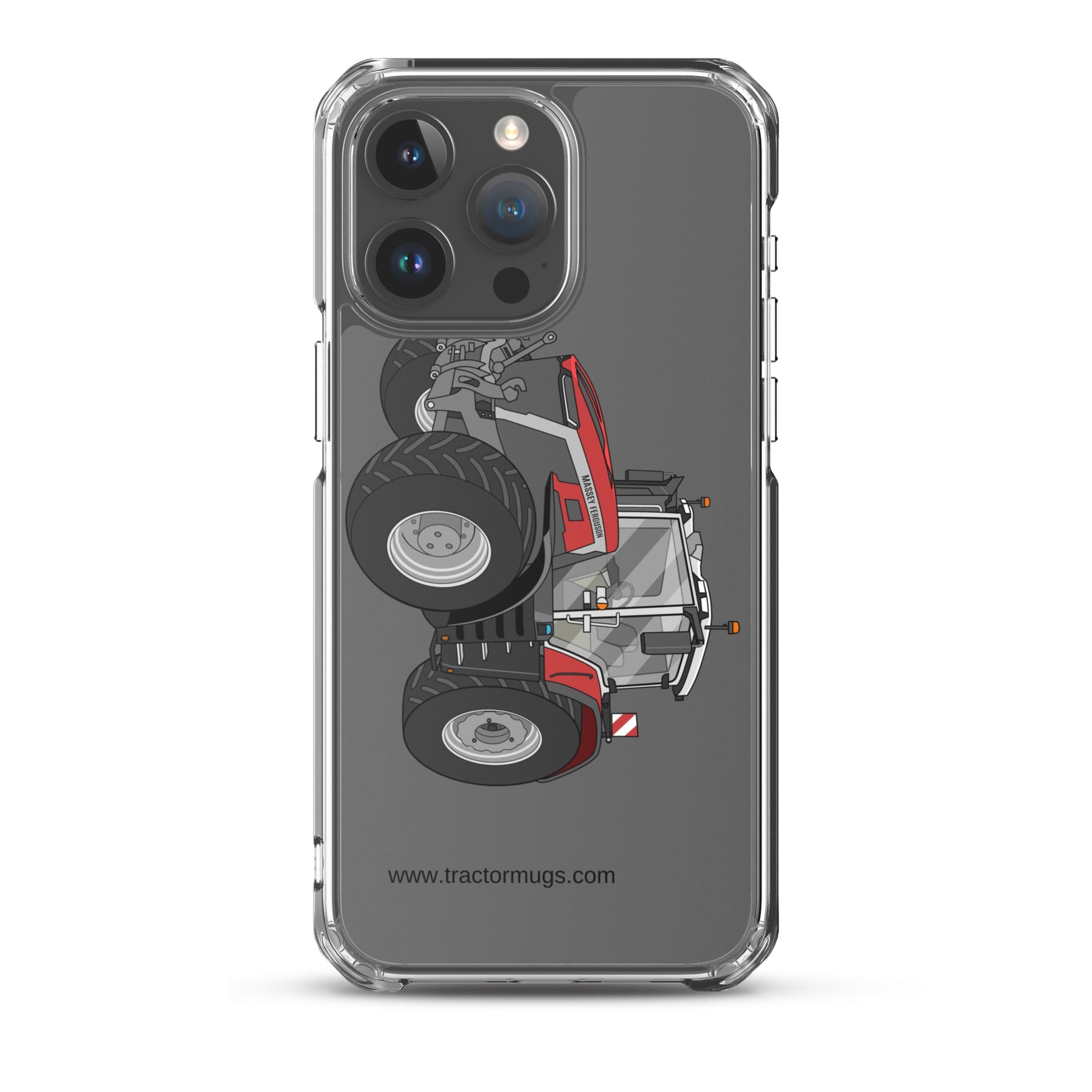 The Tractor Mugs Store iPhone 15 Pro Max Massey Ferguson 9X | Clear Case for iPhone® Quality Farmers Merch