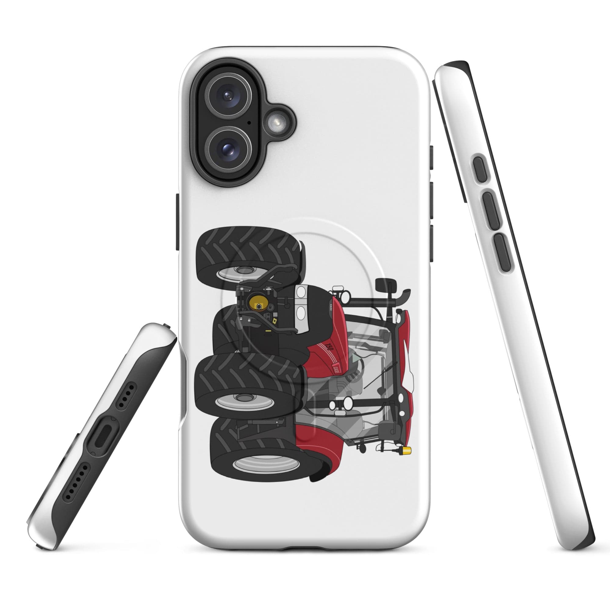 The Tractor Mugs Store iPhone 16 Plus Case IH Maxxum 150 Activedrive 8 | MagSafe® tough case for iPhone® Quality Farmers Merch