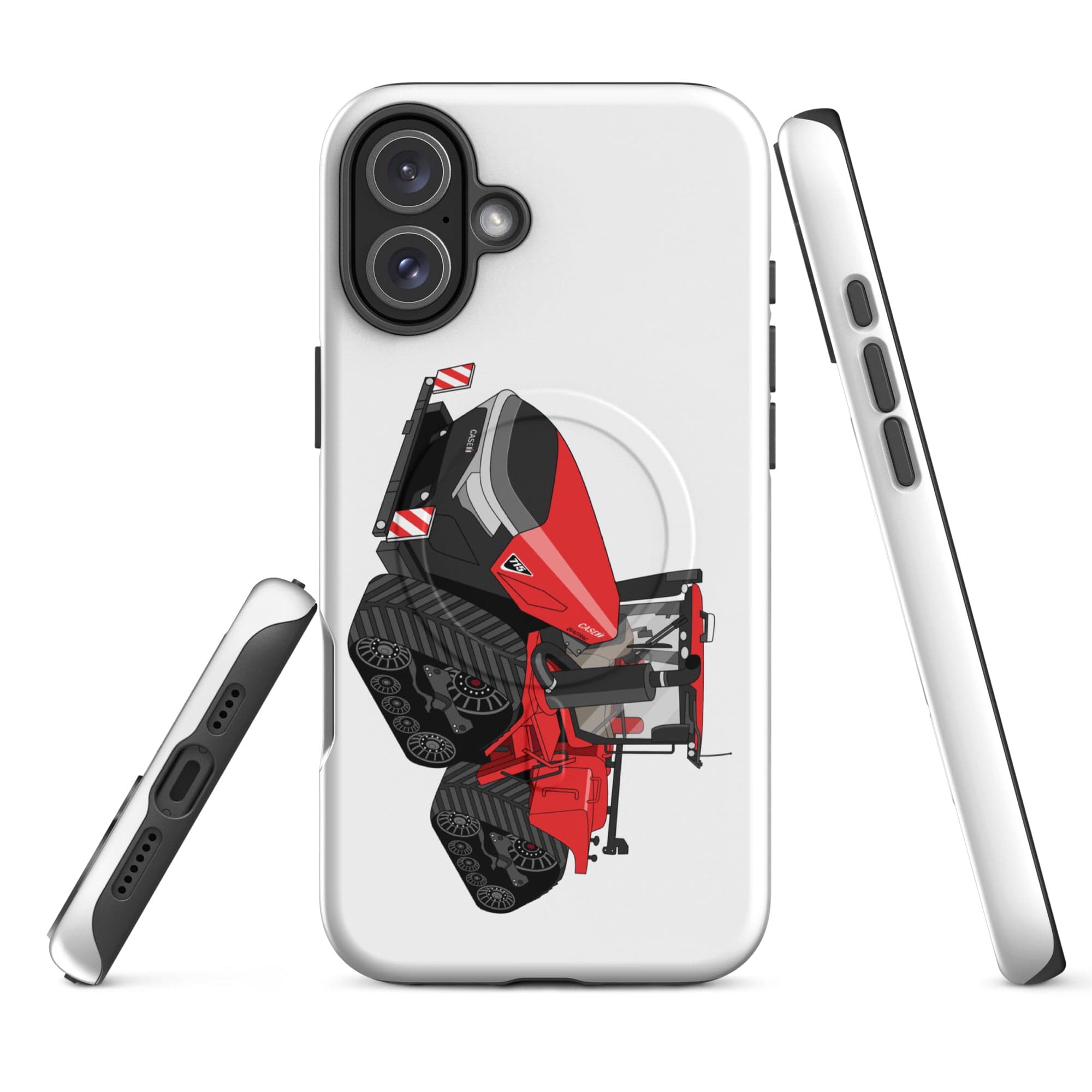 The Tractor Mugs Store iPhone 16 Plus Case IH Quadtrac 715 | MagSafe® tough case for iPhone® Quality Farmers Merch