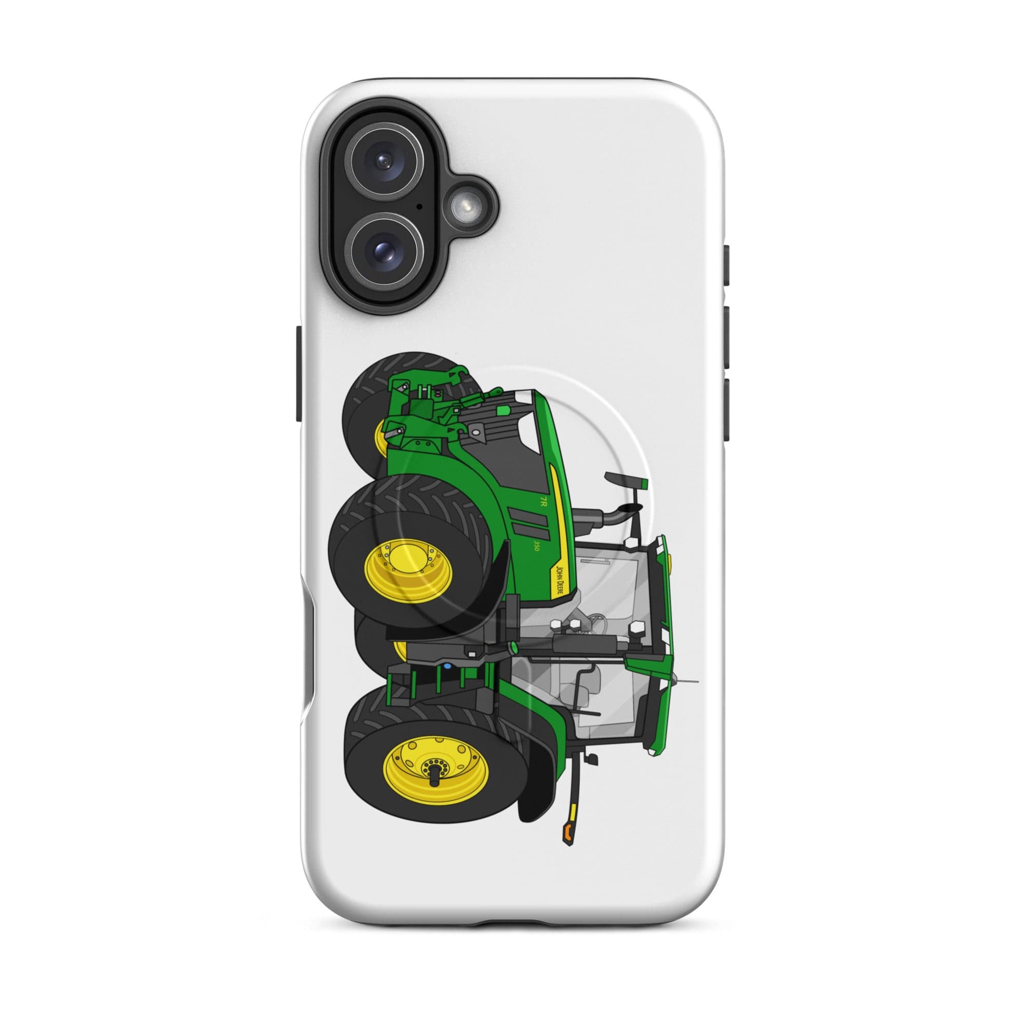 The Tractor Mugs Store iPhone 16 Plus John Deere 7R 350 Auto Power | MagSafe® tough case for iPhone® Quality Farmers Merch