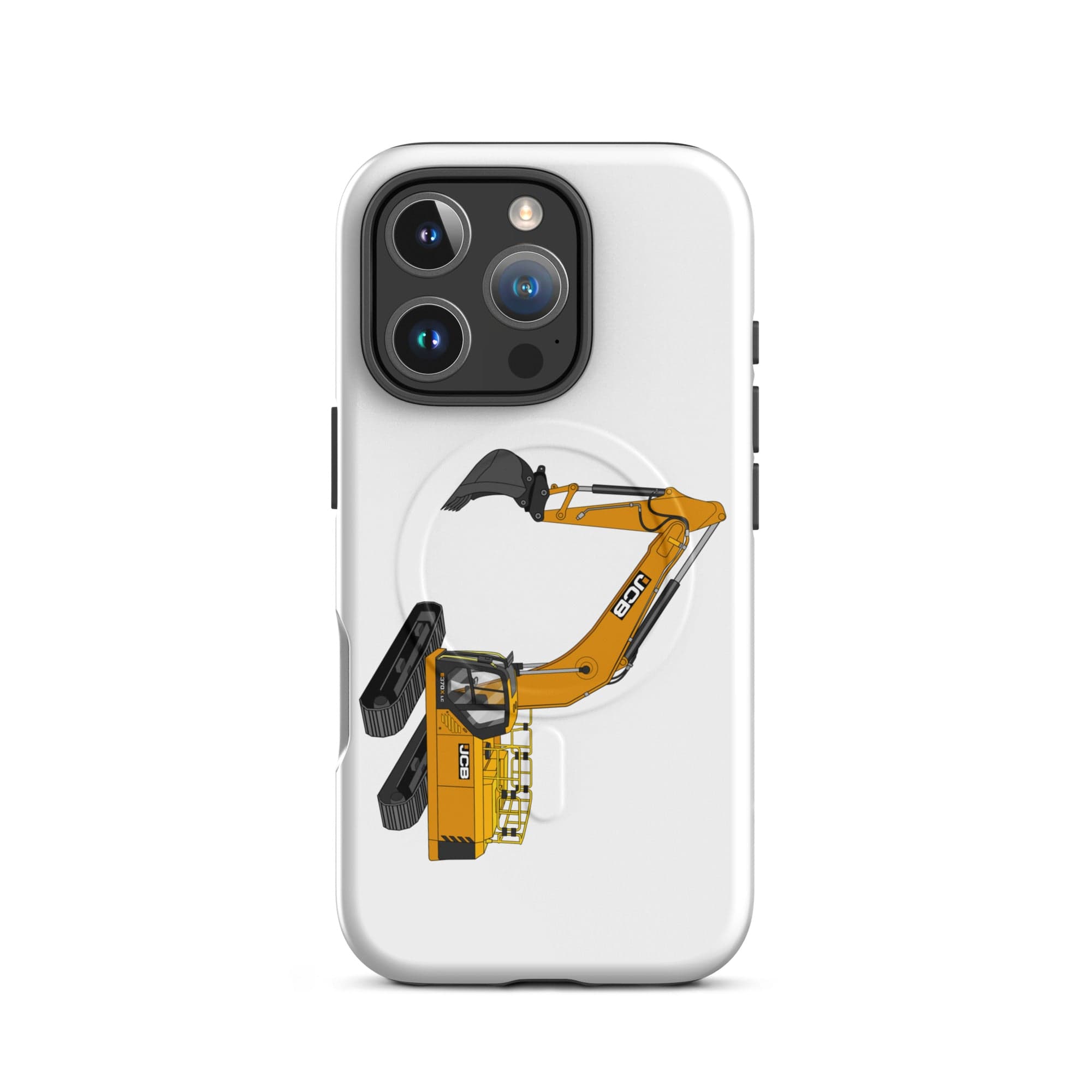 The Tractor Mugs Store iPhone 16 Pro JCB 370 LC | MagSafe® tough case for iPhone® Quality Farmers Merch