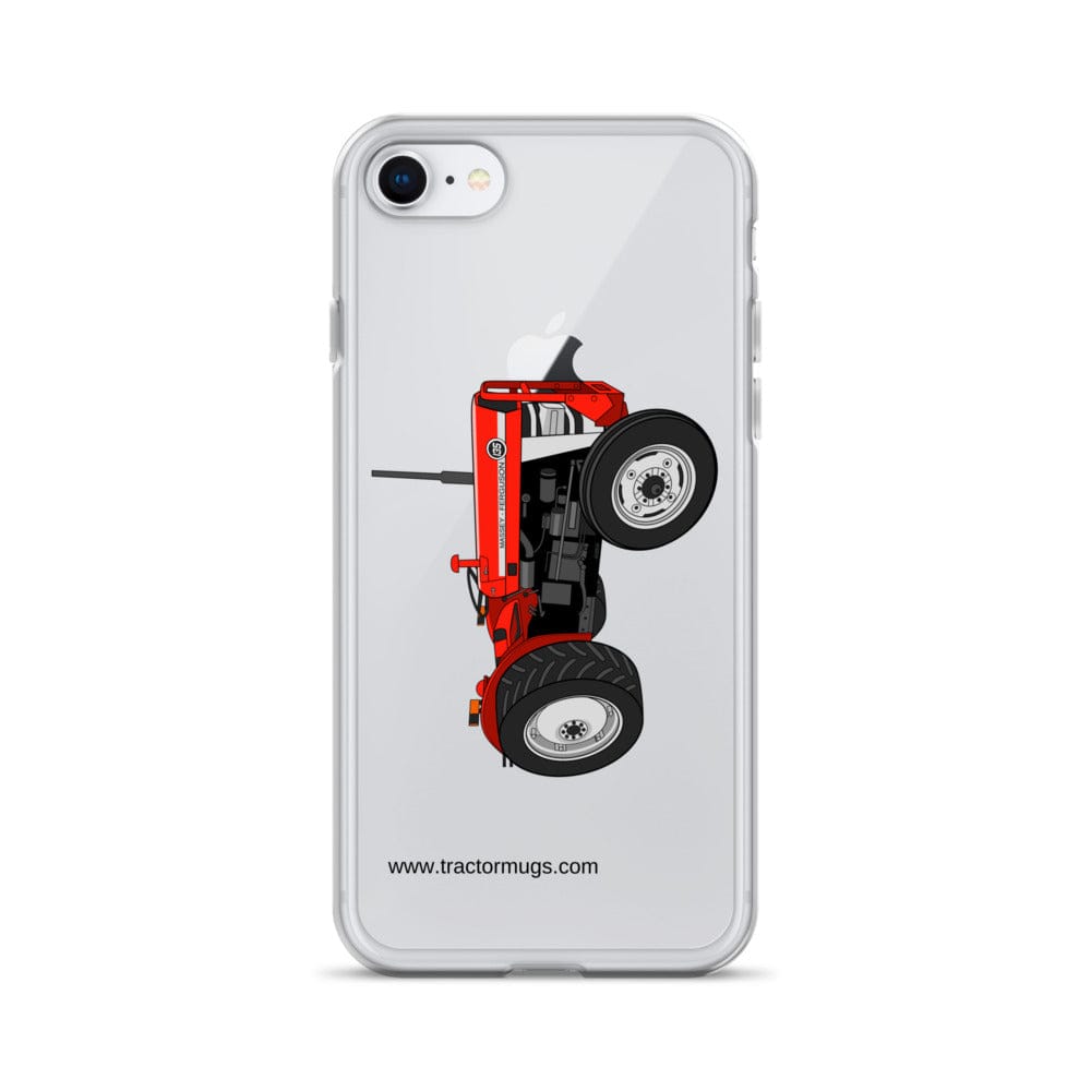 The Tractor Mugs Store iPhone 7/8 Massey Ferguson 135 | Clear Case for iPhone® Quality Farmers Merch