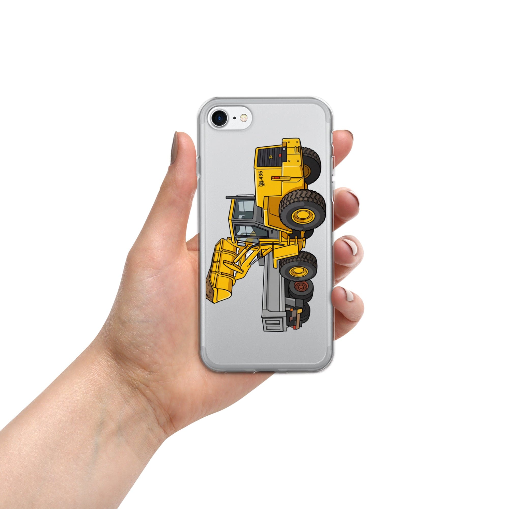 The Tractor Mugs Store iPhone SE JCB 435 Loader | Clear Case for iPhone® Quality Farmers Merch