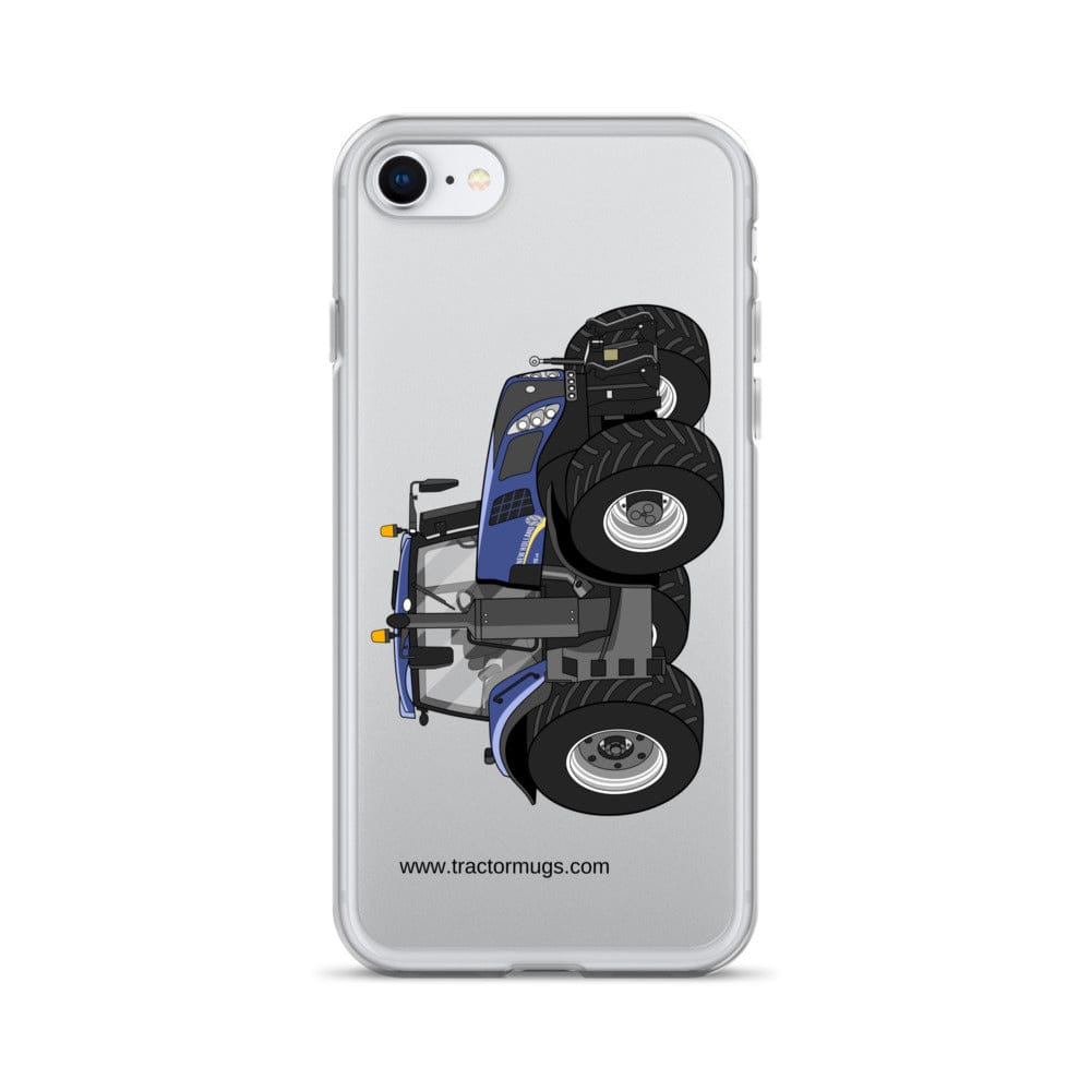 The Tractor Mugs Store iPhone SE New Holland T8 435 | Clear Case for iPhone® Quality Farmers Merch