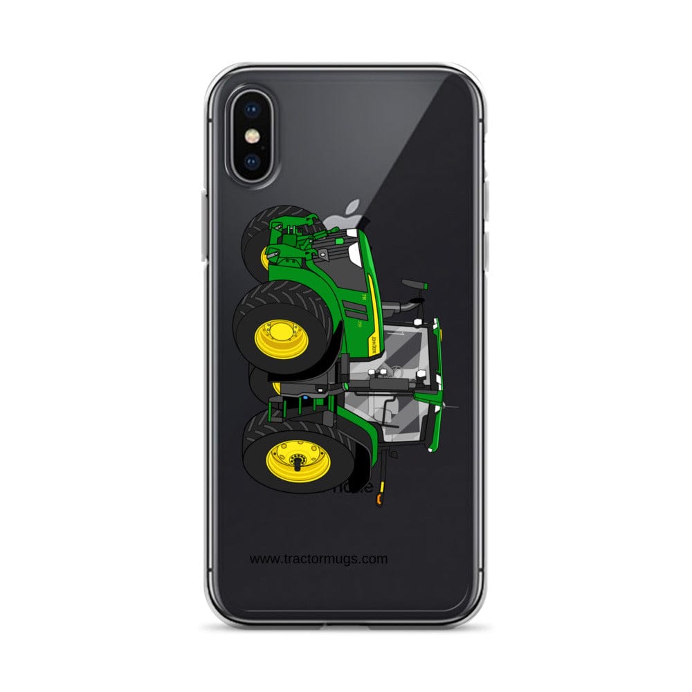 The Tractor Mugs Store iPhone X/XS John Deere 7R 350 Aut Power | Clear Case for iPhone® Quality Farmers Merch