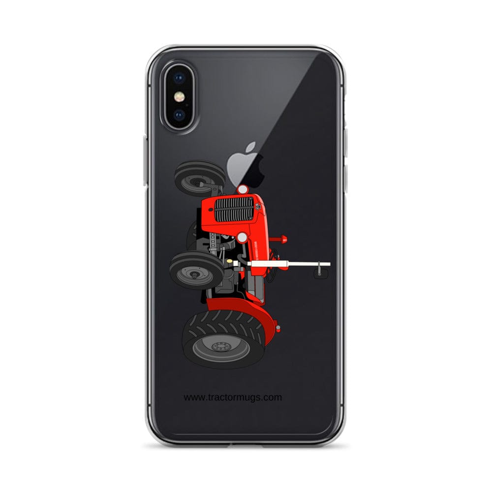 The Tractor Mugs Store iPhone X/XS Massey Ferguson 35X | Clear Case for iPhone® Quality Farmers Merch