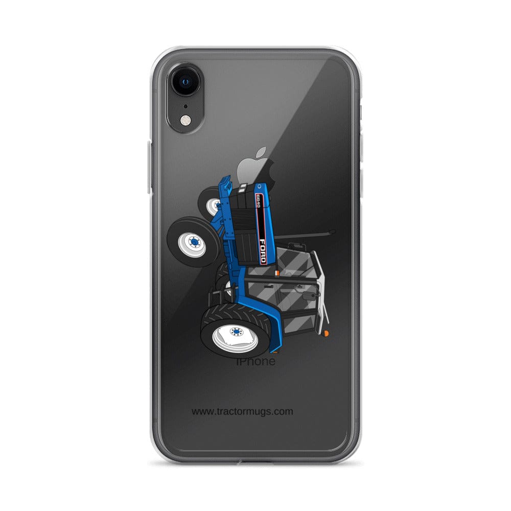 The Tractor Mugs Store iPhone XR Ford 6640 2WD | Clear Case for iPhone® Quality Farmers Merch