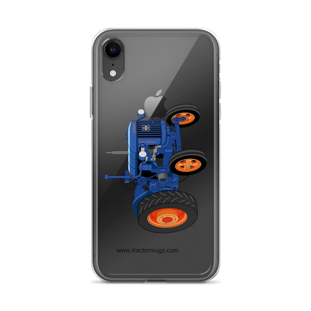 The Tractor Mugs Store iPhone XR Fordson E27N L4 | Clear Case for iPhone® Quality Farmers Merch