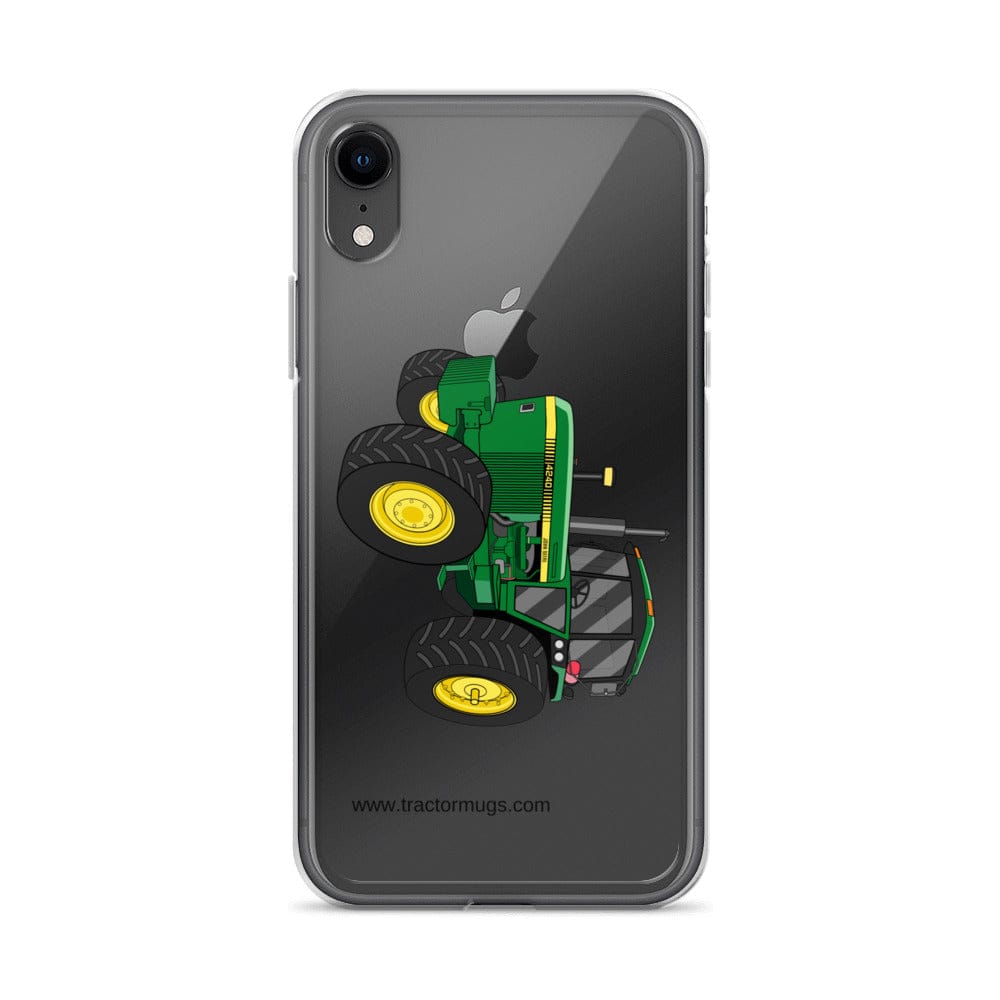 The Tractor Mugs Store iPhone XR John Deere 4240 | Clear Case for iPhone® Quality Farmers Merch