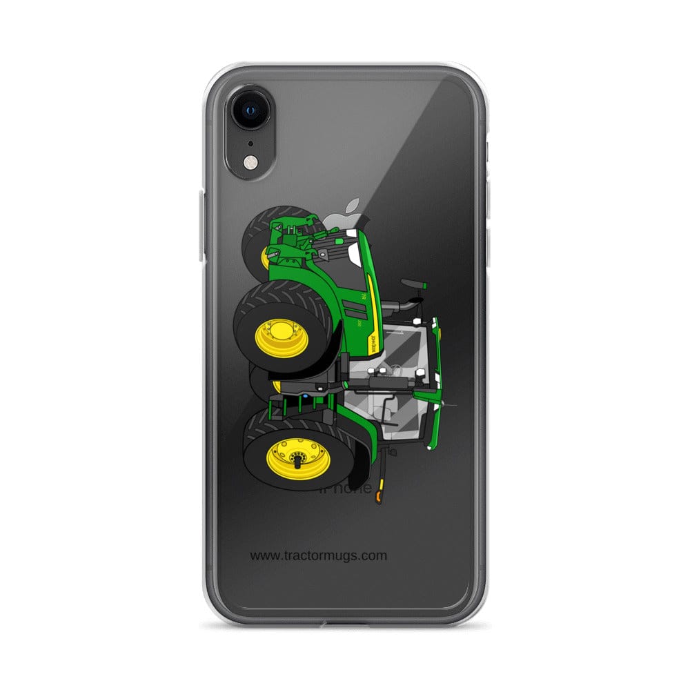 The Tractor Mugs Store iPhone XR John Deere 7R 350 Aut Power | Clear Case for iPhone® Quality Farmers Merch
