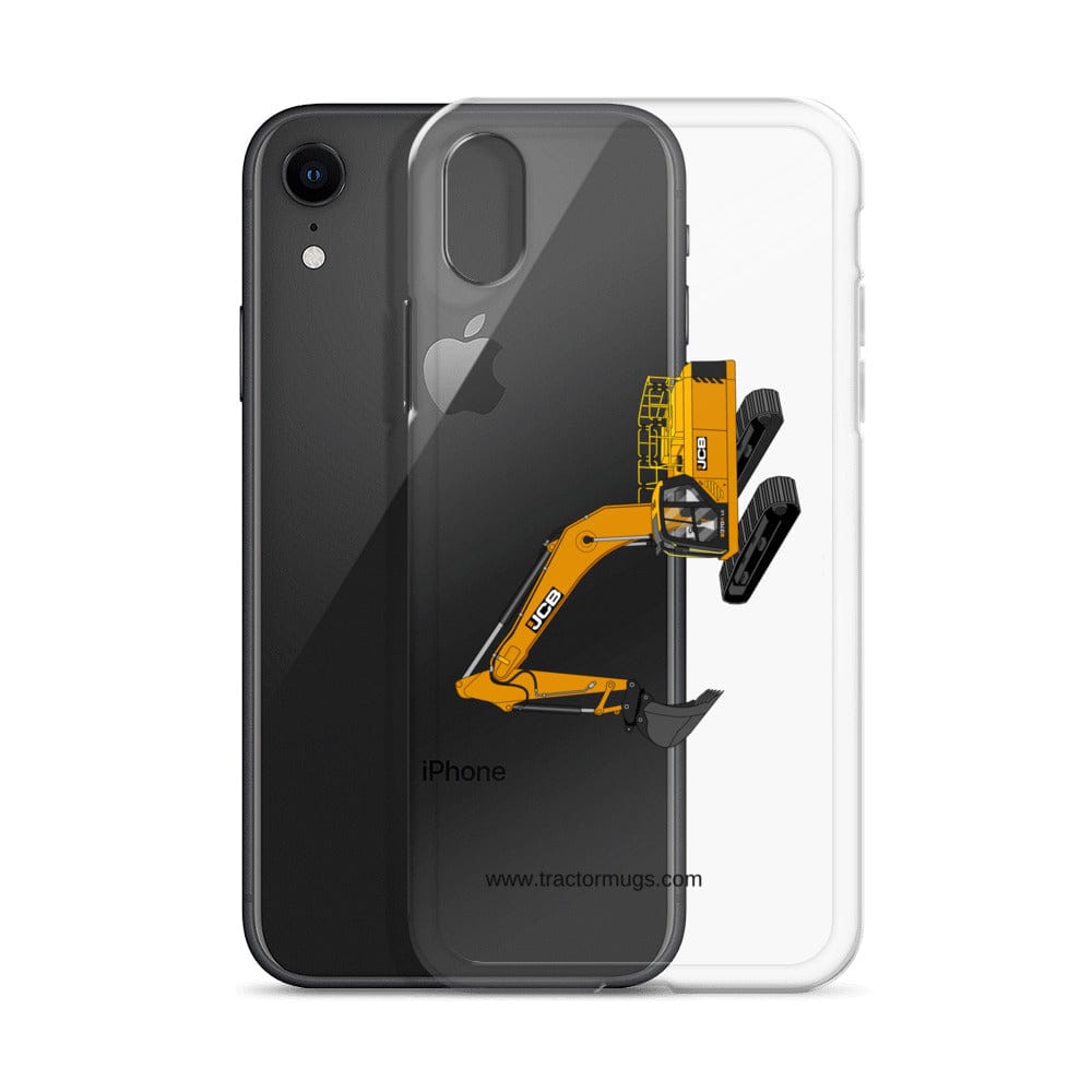 The Tractor Mugs Store JCB 370 LC | Clear Case for iPhone® Quality Farmers Merch
