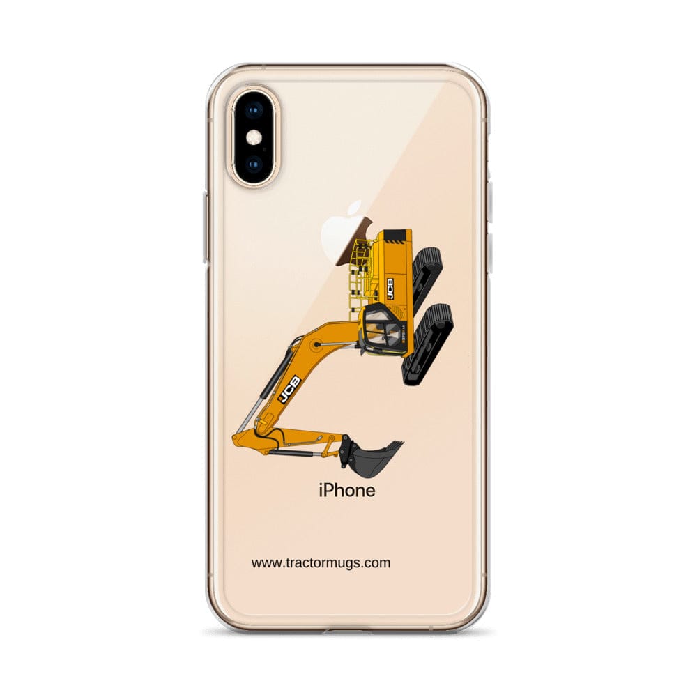 The Tractor Mugs Store JCB 370 LC | Clear Case for iPhone® Quality Farmers Merch
