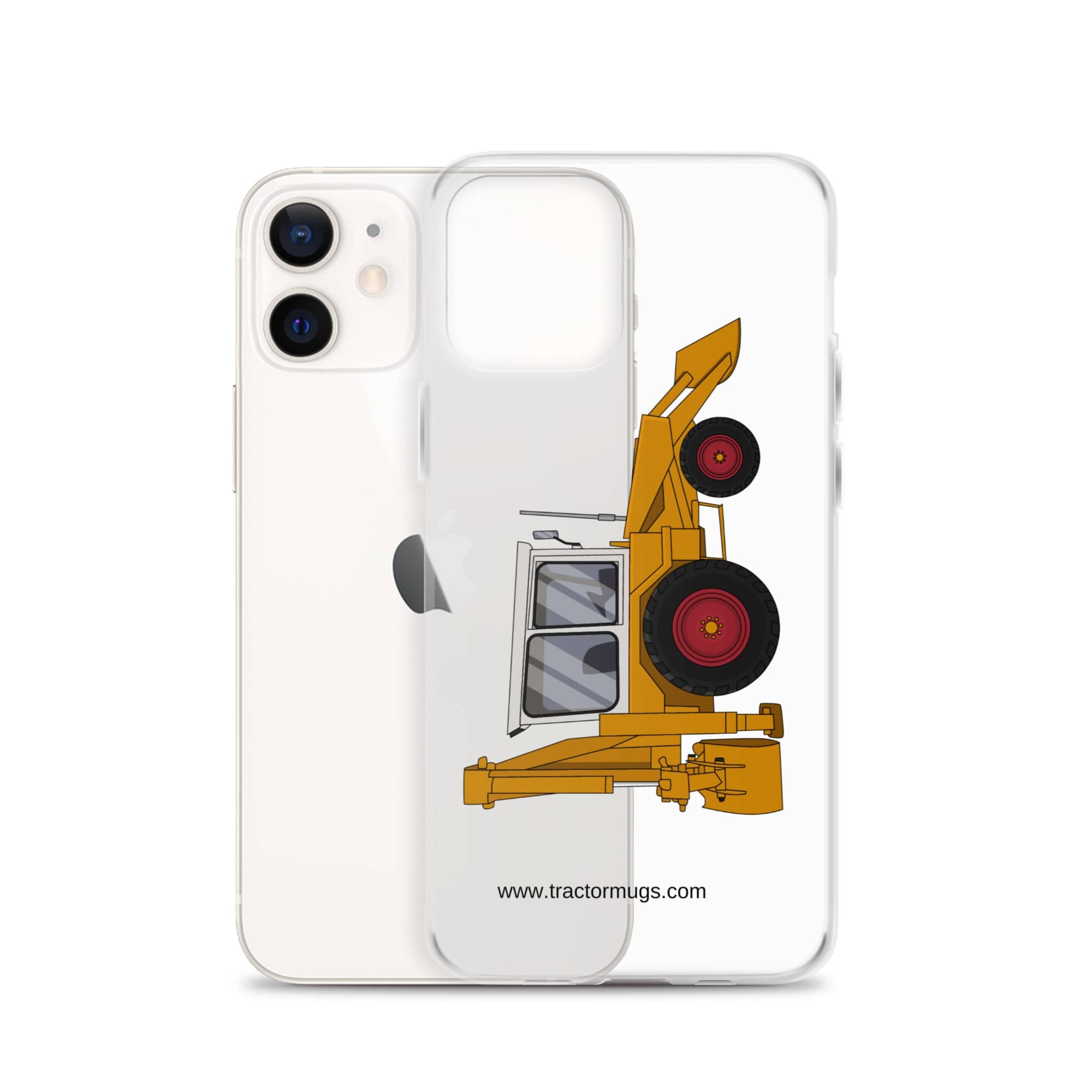 The Tractor Mugs Store JCB 3C (1975) | Clear Case for iPhone® Quality Farmers Merch