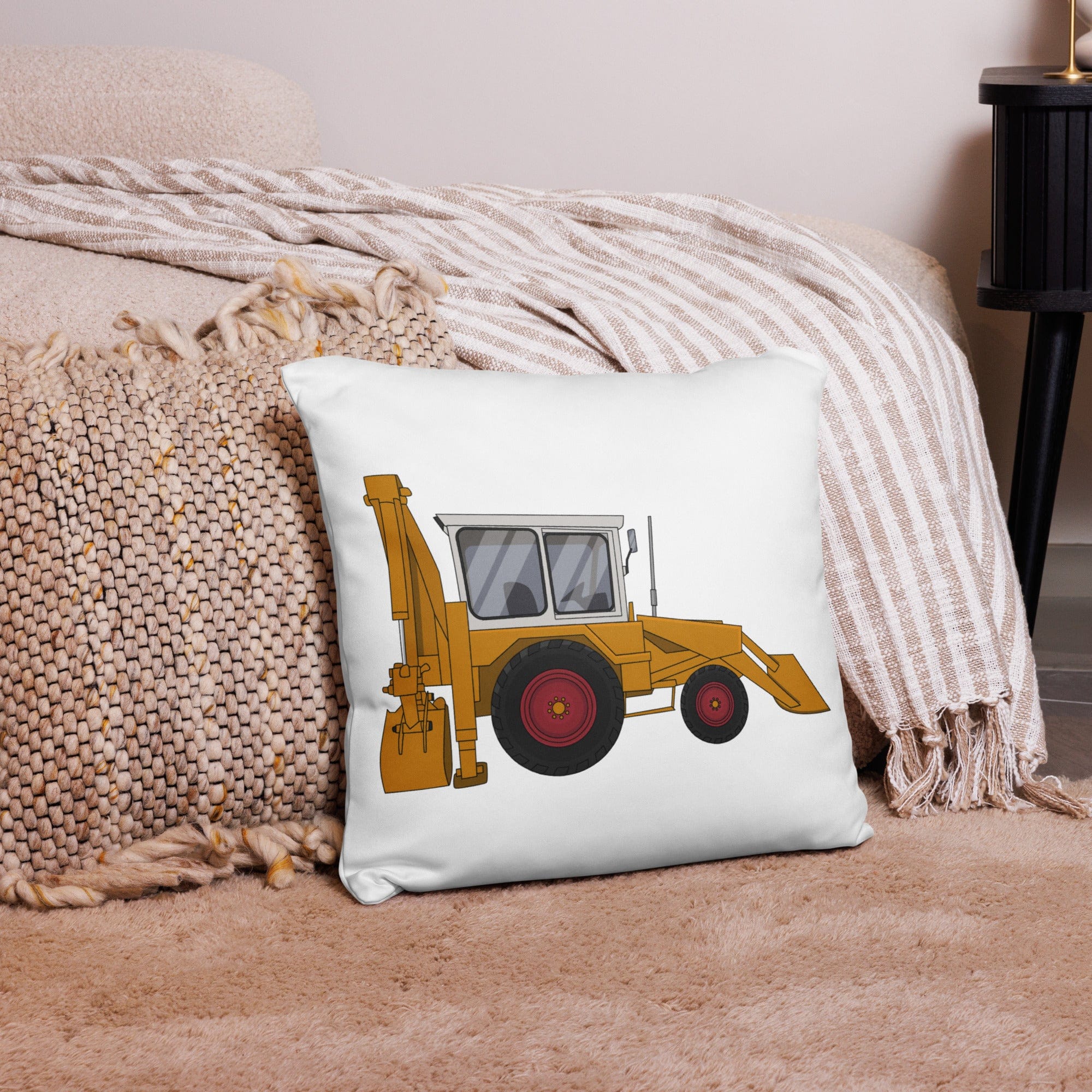 The Tractor Mugs Store JCB 3C (1975) | Pillow Case Quality Farmers Merch