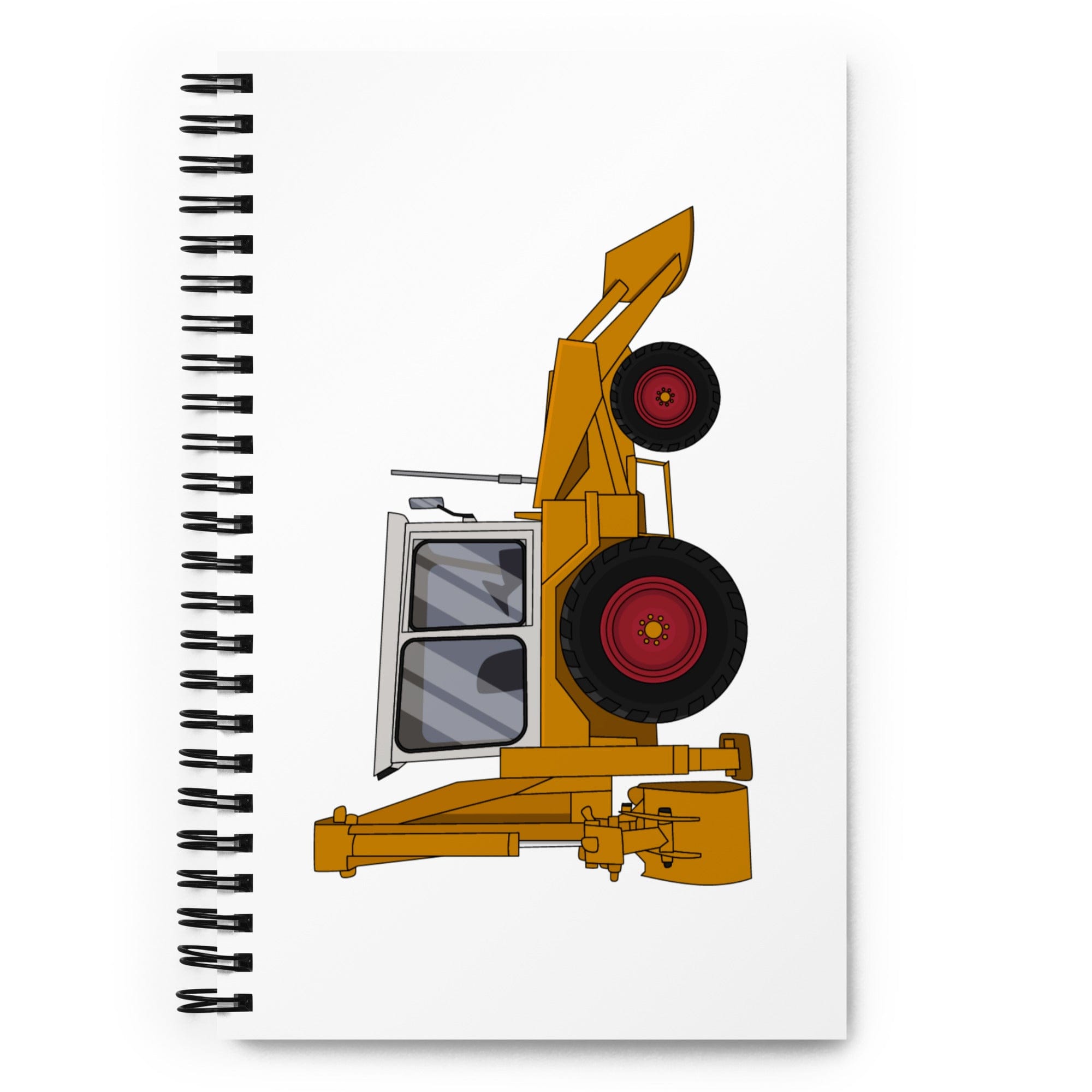 The Tractor Mugs Store JCB 3C (1975) | Spiral notebook Quality Farmers Merch