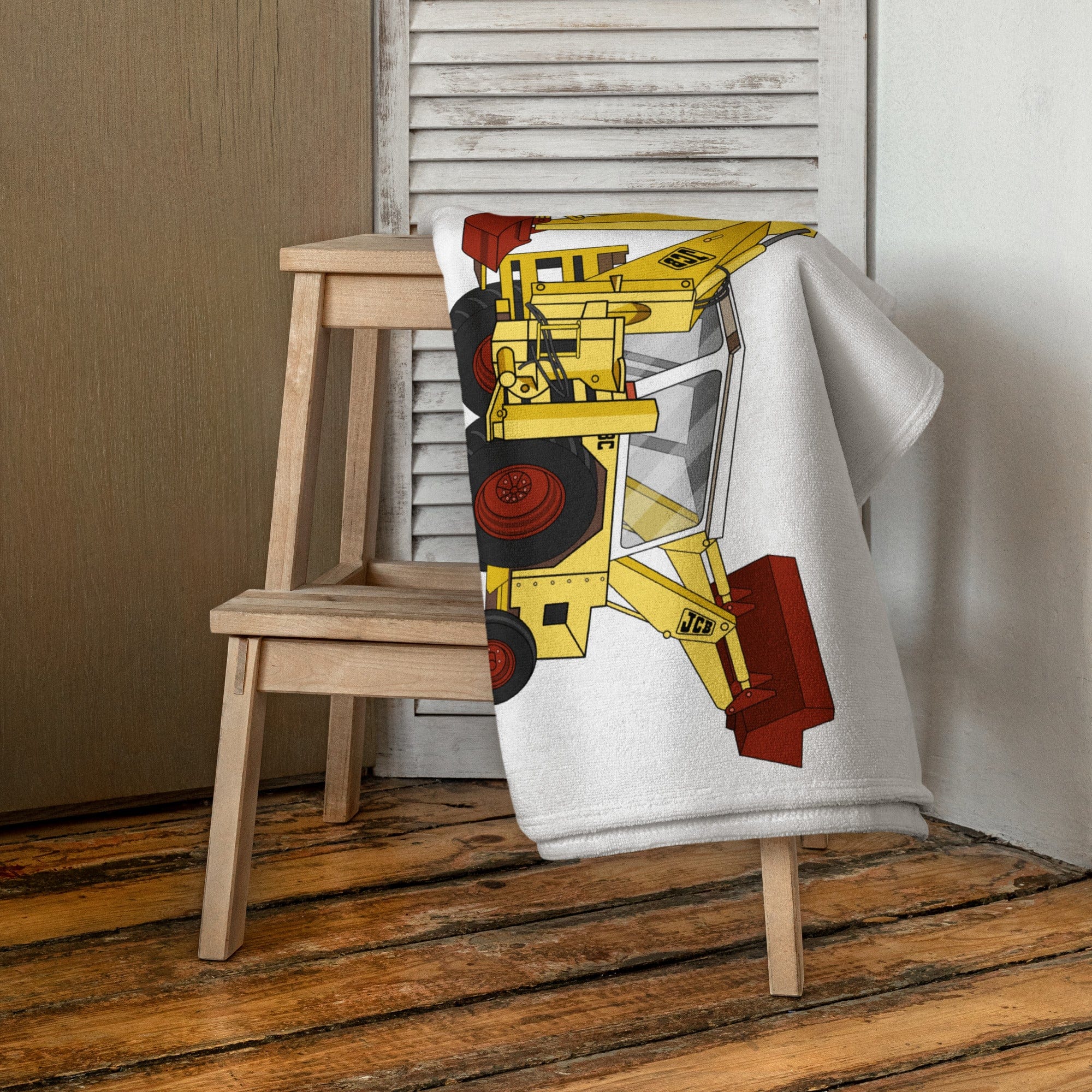 The Tractor Mugs Store JCB 3C II Backhoe | Towel Quality Farmers Merch