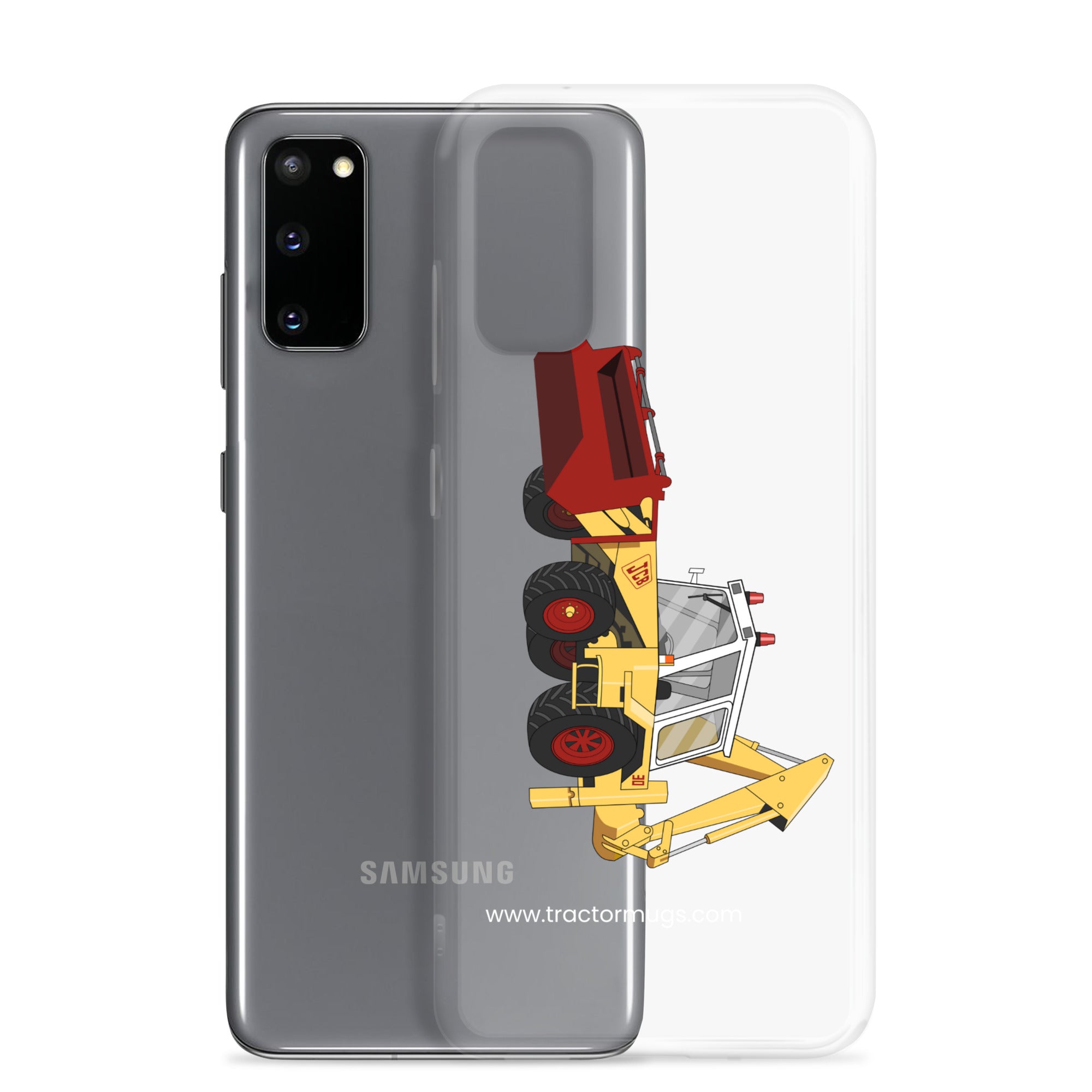 The Tractor Mugs Store JCB 3D (1975) | Clear Case for Samsung® Quality Farmers Merch
