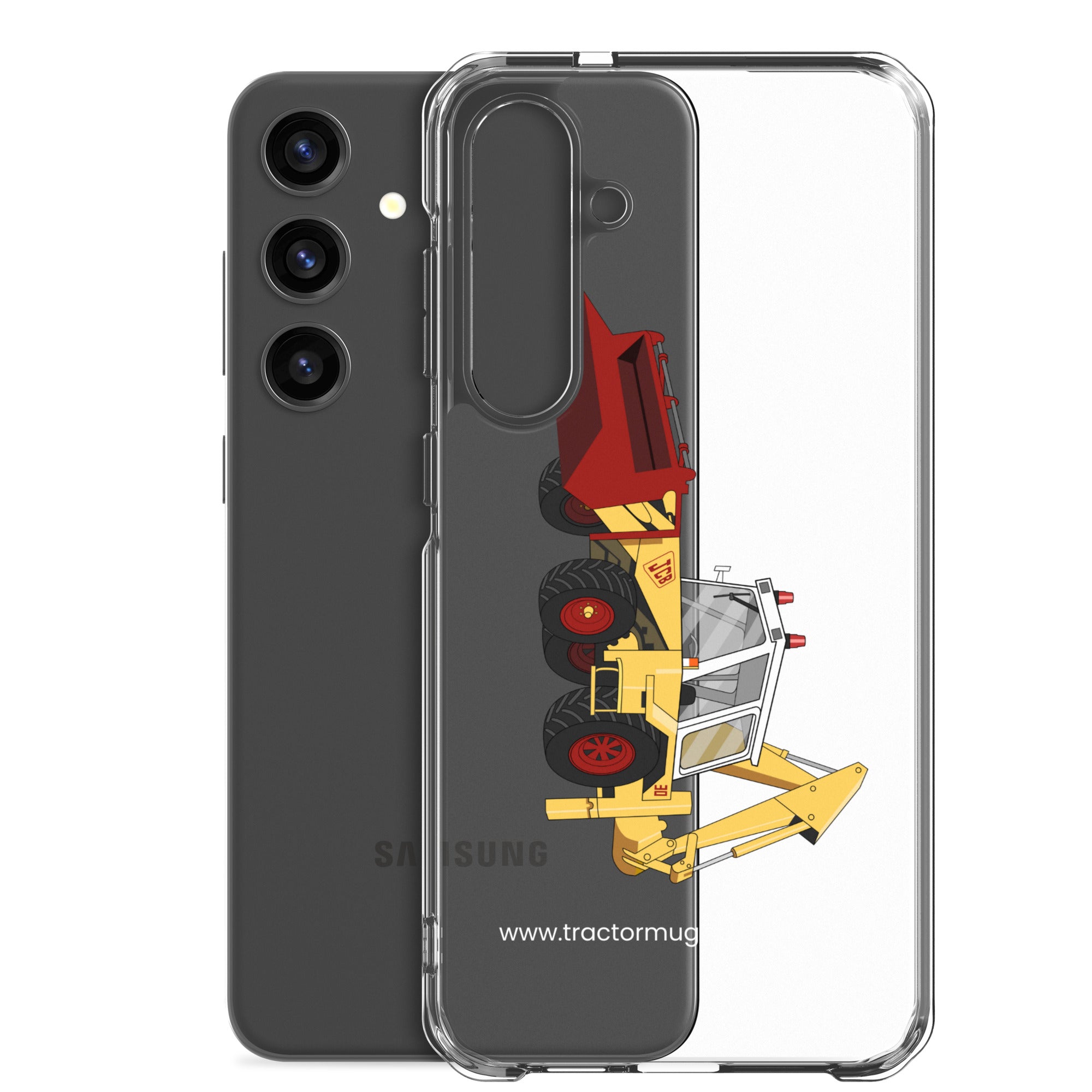 The Tractor Mugs Store JCB 3D (1975) | Clear Case for Samsung® Quality Farmers Merch