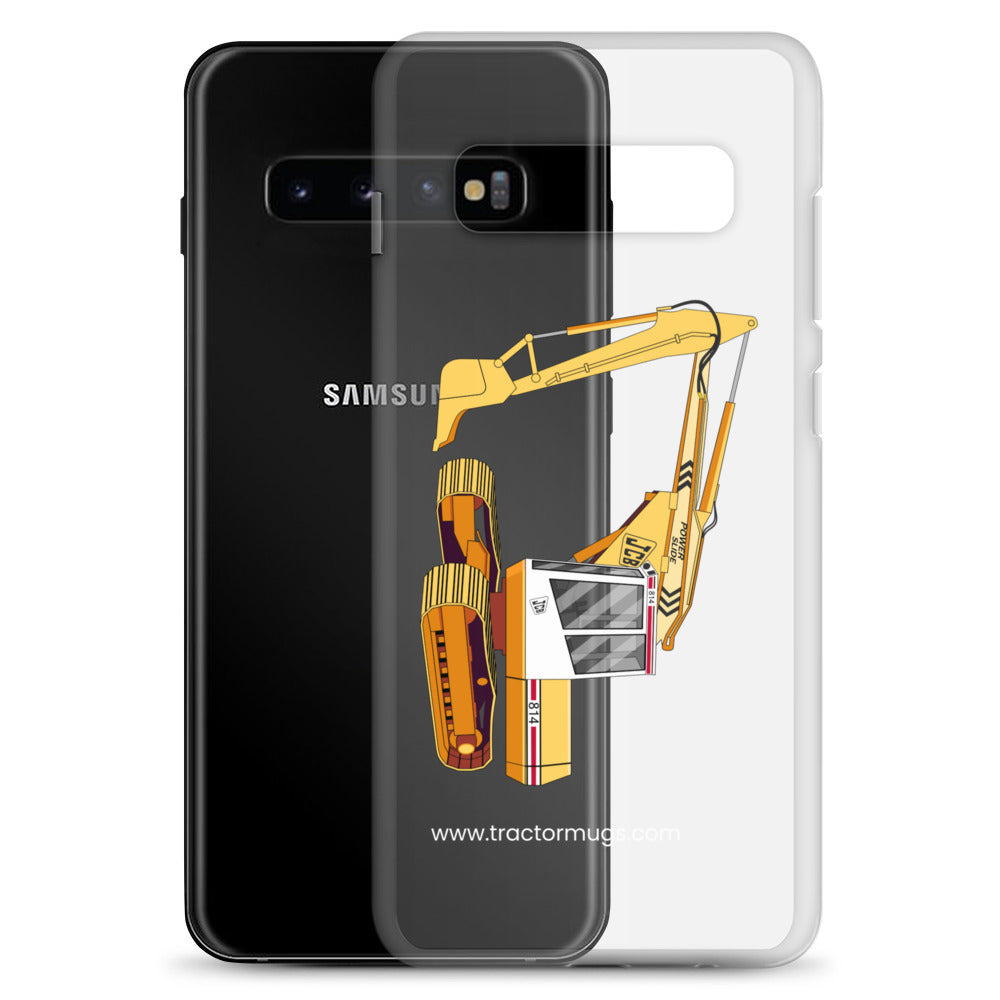 The Tractor Mugs Store JCB 814 Super | Clear Case for Samsung® Quality Farmers Merch