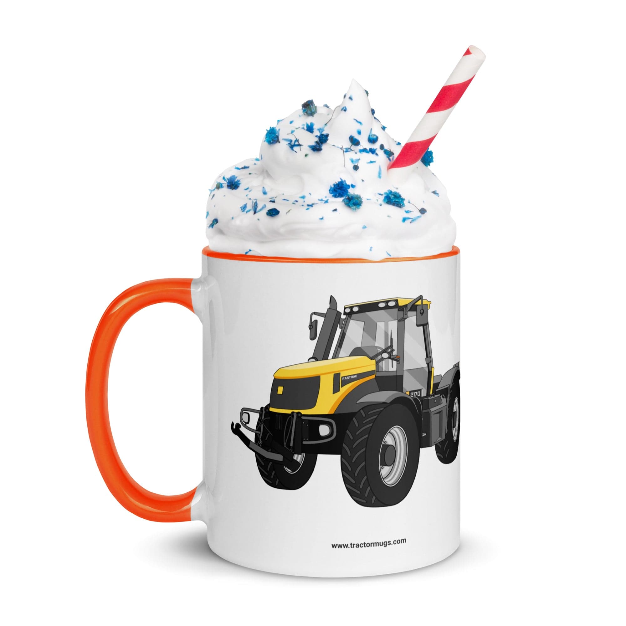 The Tractor Mugs Store JCB Fastrac 2170 | Mug with Color Inside Quality Farmers Merch