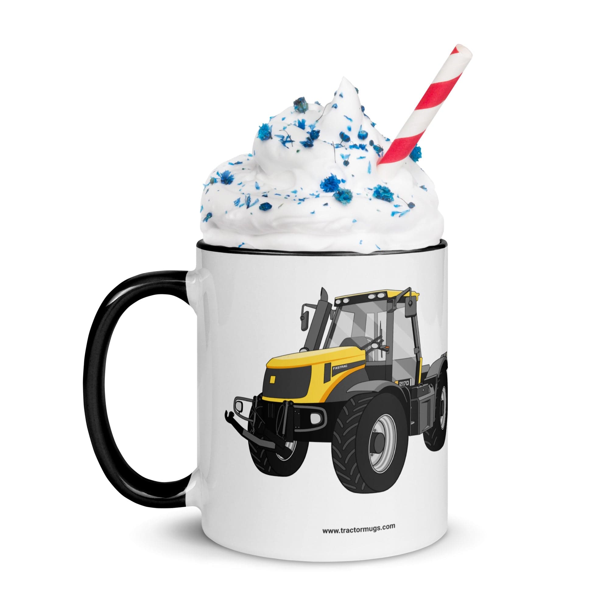 The Tractor Mugs Store JCB Fastrac 2170 | Mug with Color Inside Quality Farmers Merch