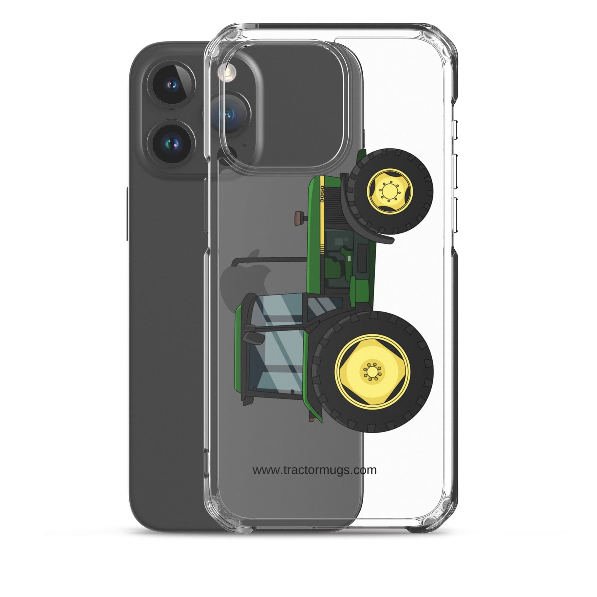 The Tractor Mugs Store John Deere 3050 2WD | Clear Case for iPhone® Quality Farmers Merch