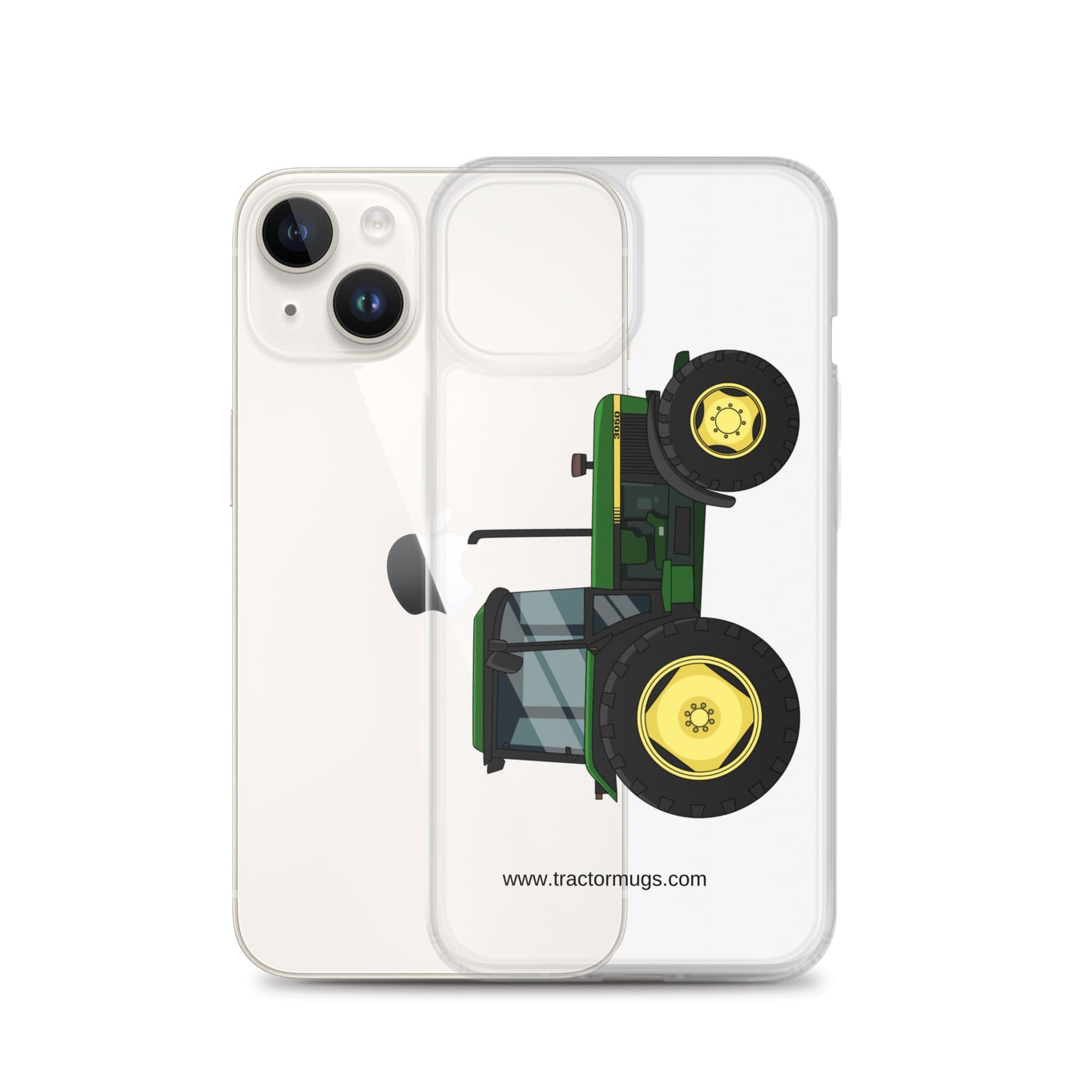 The Tractor Mugs Store John Deere 3050 2WD | Clear Case for iPhone® Quality Farmers Merch