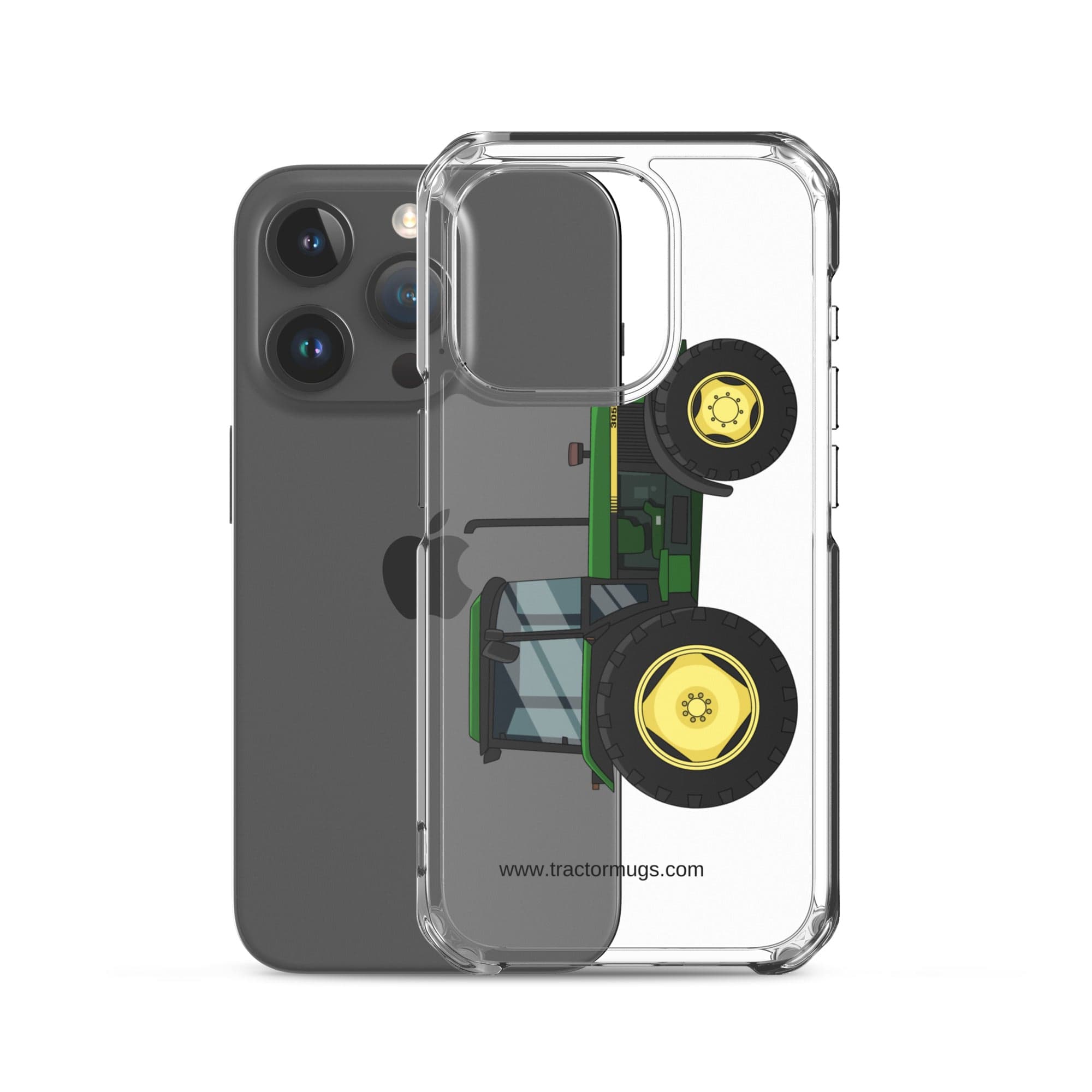 The Tractor Mugs Store John Deere 3050 2WD | Clear Case for iPhone® Quality Farmers Merch