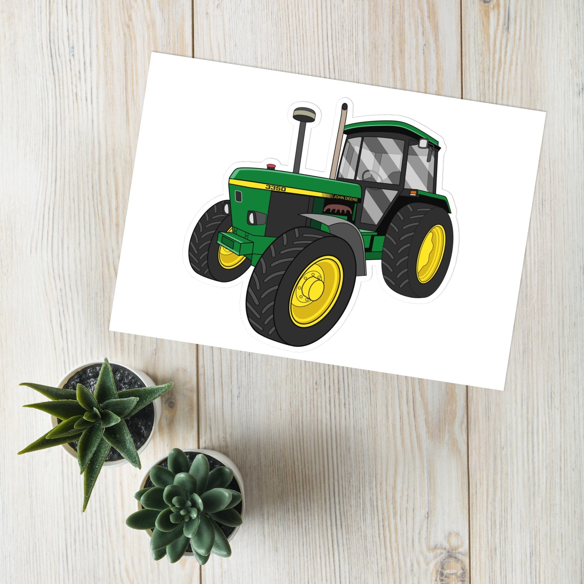 The Tractor Mugs Store John Deere 3350 4WD | Sticker sheet Quality Farmers Merch