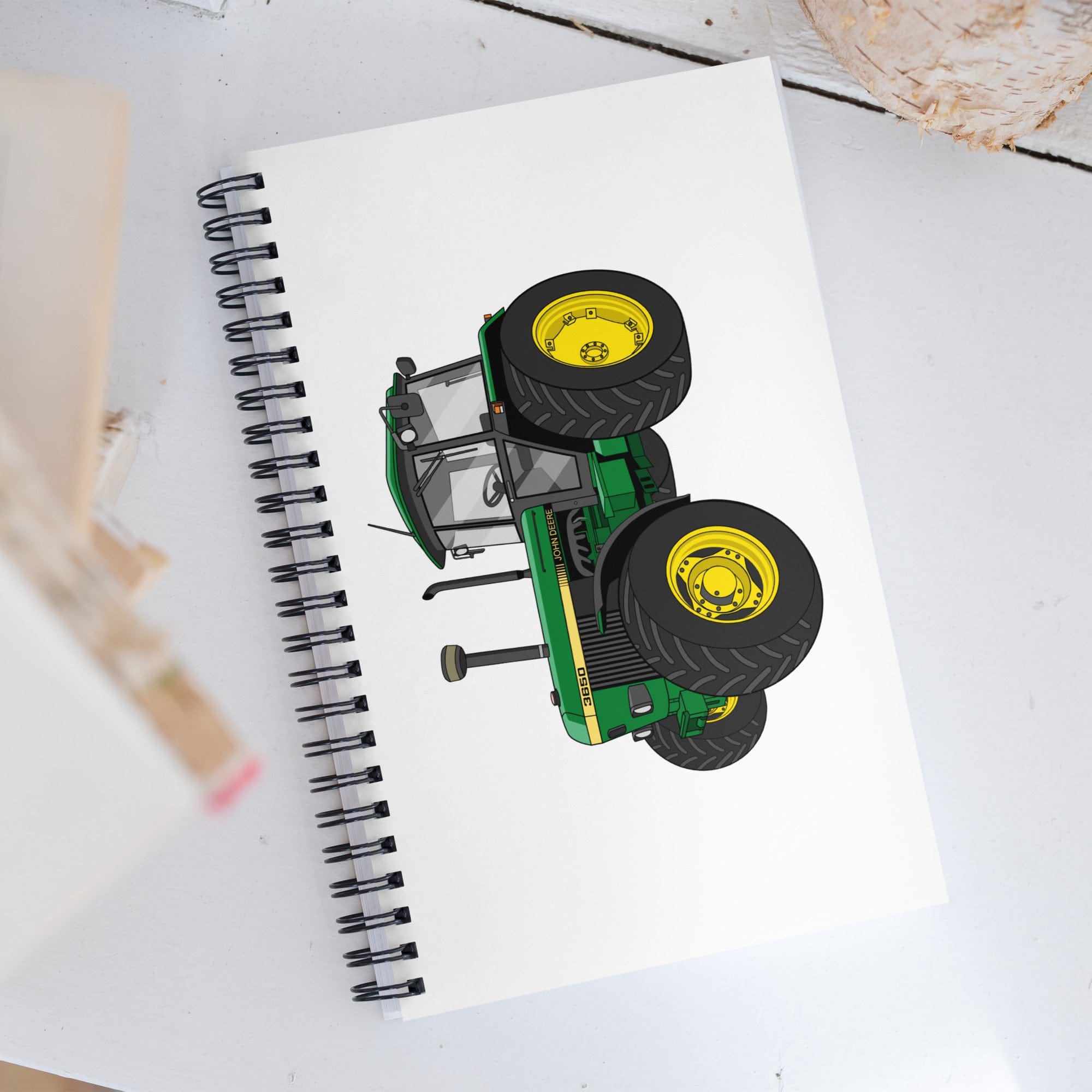 The Tractor Mugs Store John Deere 3650 | Spiral notebook Quality Farmers Merch