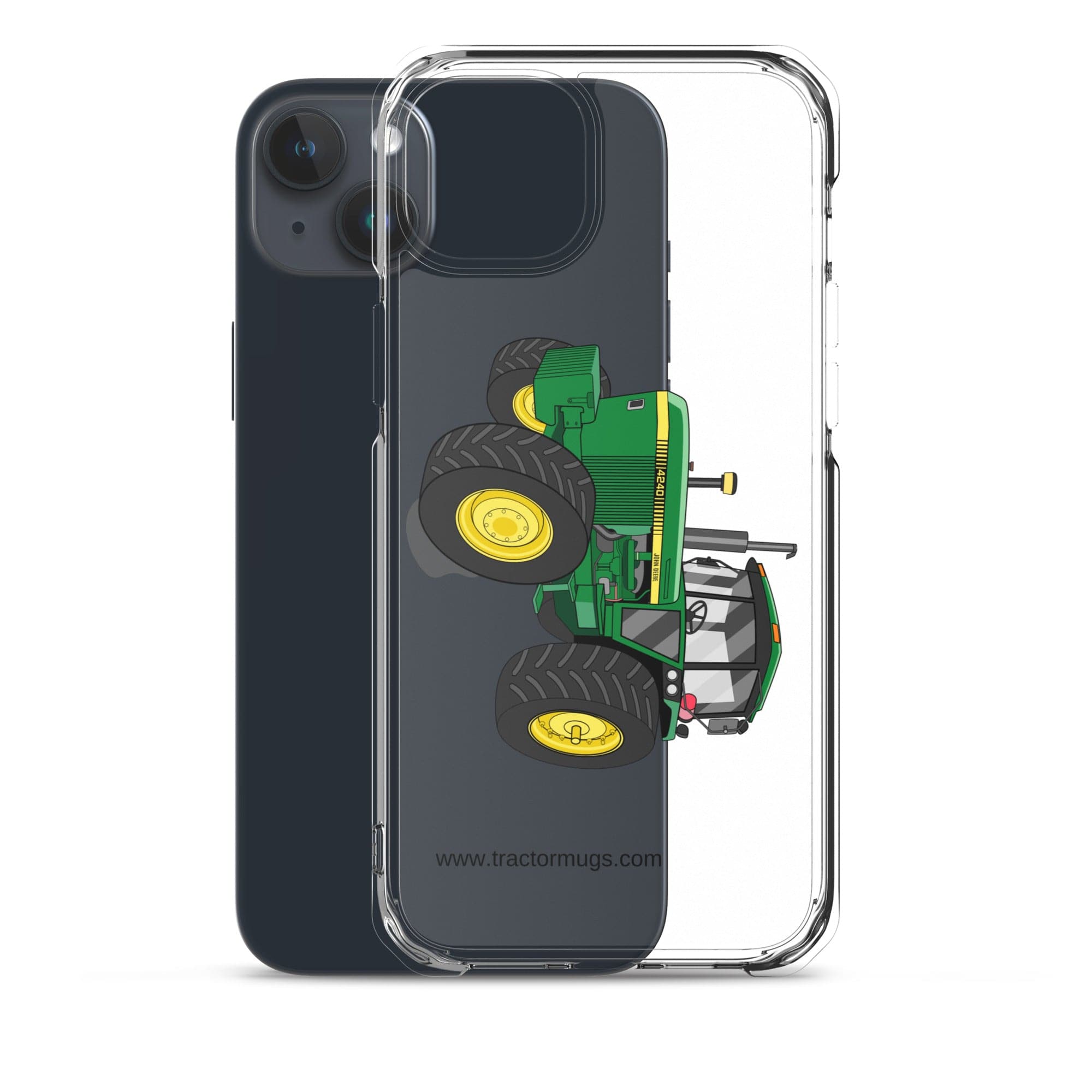 The Tractor Mugs Store John Deere 4240 | Clear Case for iPhone® Quality Farmers Merch