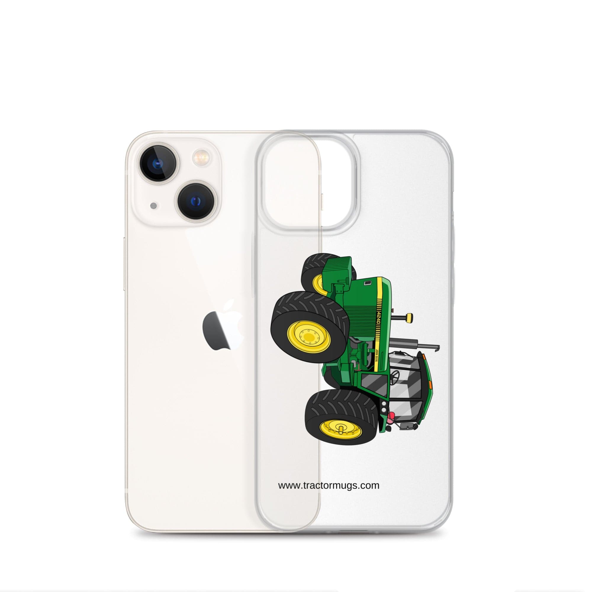 The Tractor Mugs Store John Deere 4240 | Clear Case for iPhone® Quality Farmers Merch