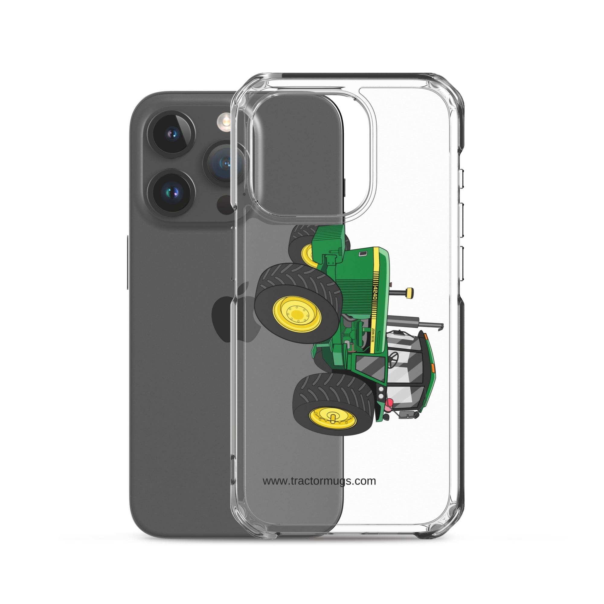 The Tractor Mugs Store John Deere 4240 | Clear Case for iPhone® Quality Farmers Merch