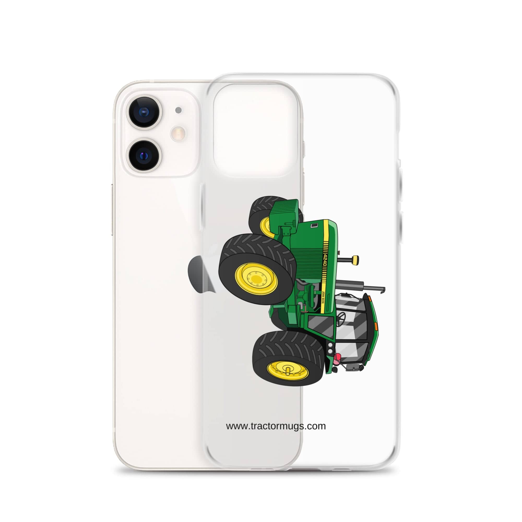 The Tractor Mugs Store John Deere 4240 | Clear Case for iPhone® Quality Farmers Merch