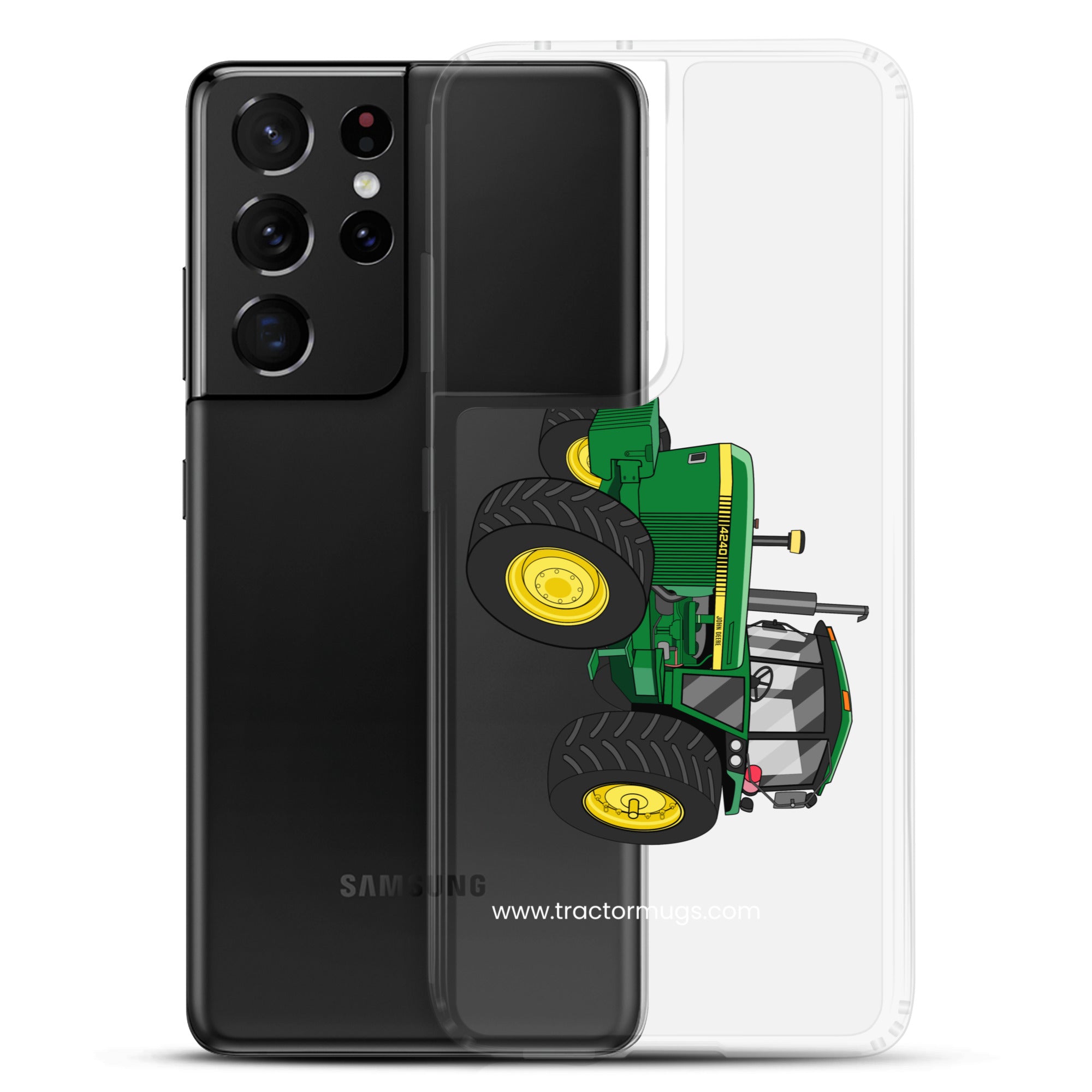 The Tractor Mugs Store John Deere 4240 | Clear Case for Samsung® Quality Farmers Merch