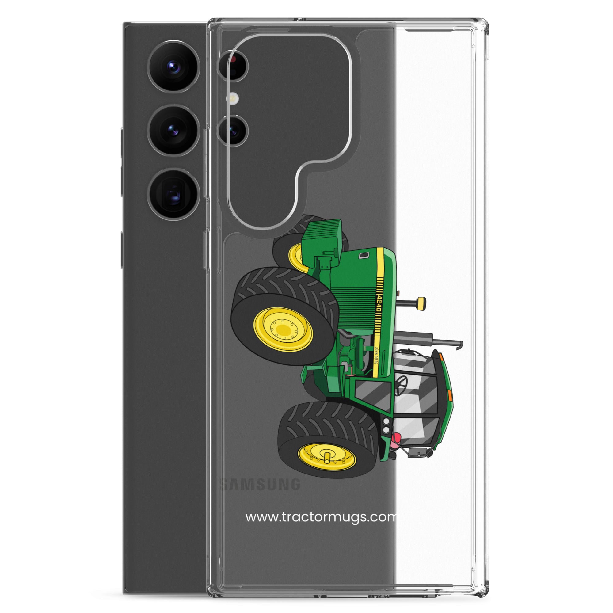 The Tractor Mugs Store John Deere 4240 | Clear Case for Samsung® Quality Farmers Merch