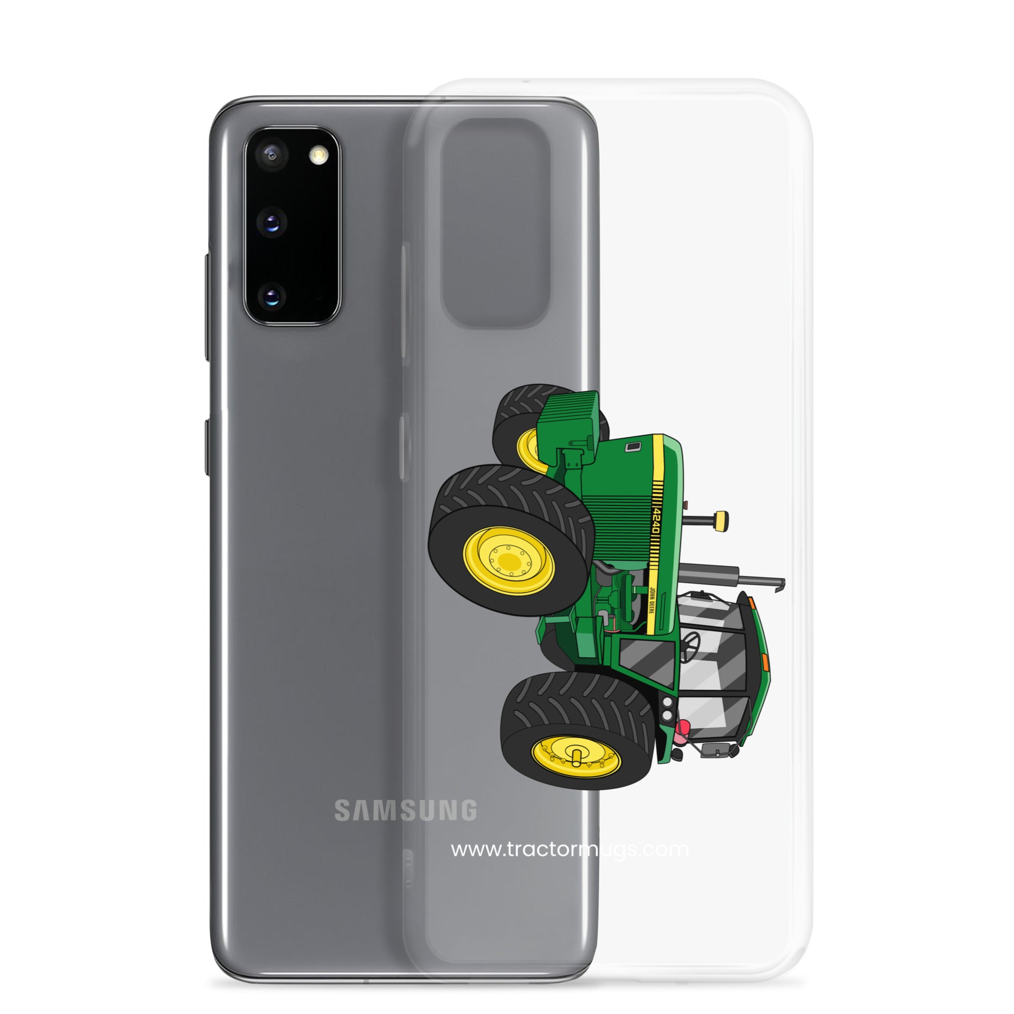 The Tractor Mugs Store John Deere 4240 | Clear Case for Samsung® Quality Farmers Merch
