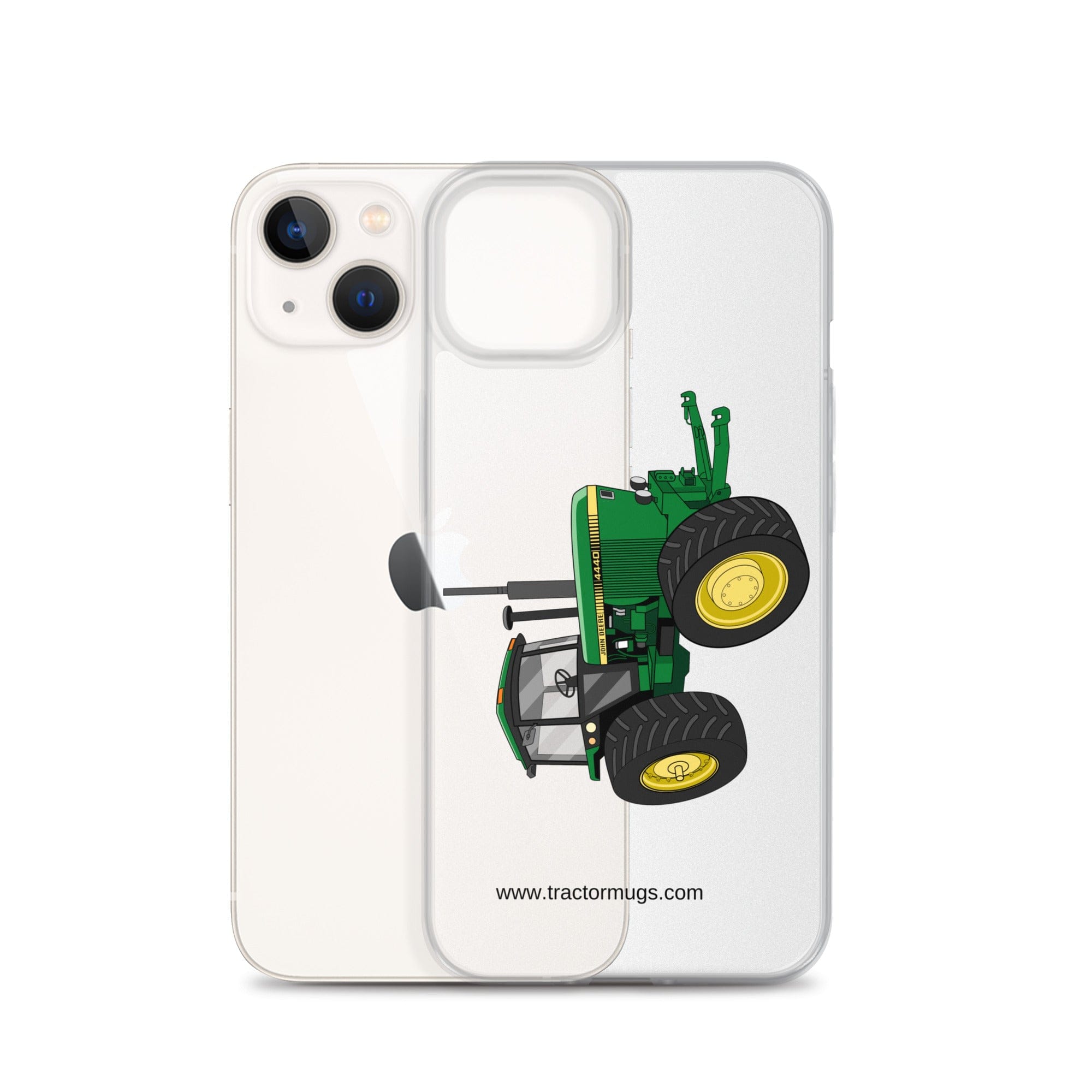 The Tractor Mugs Store John Deere 4440 4WD | Clear Case for iPhone® Quality Farmers Merch