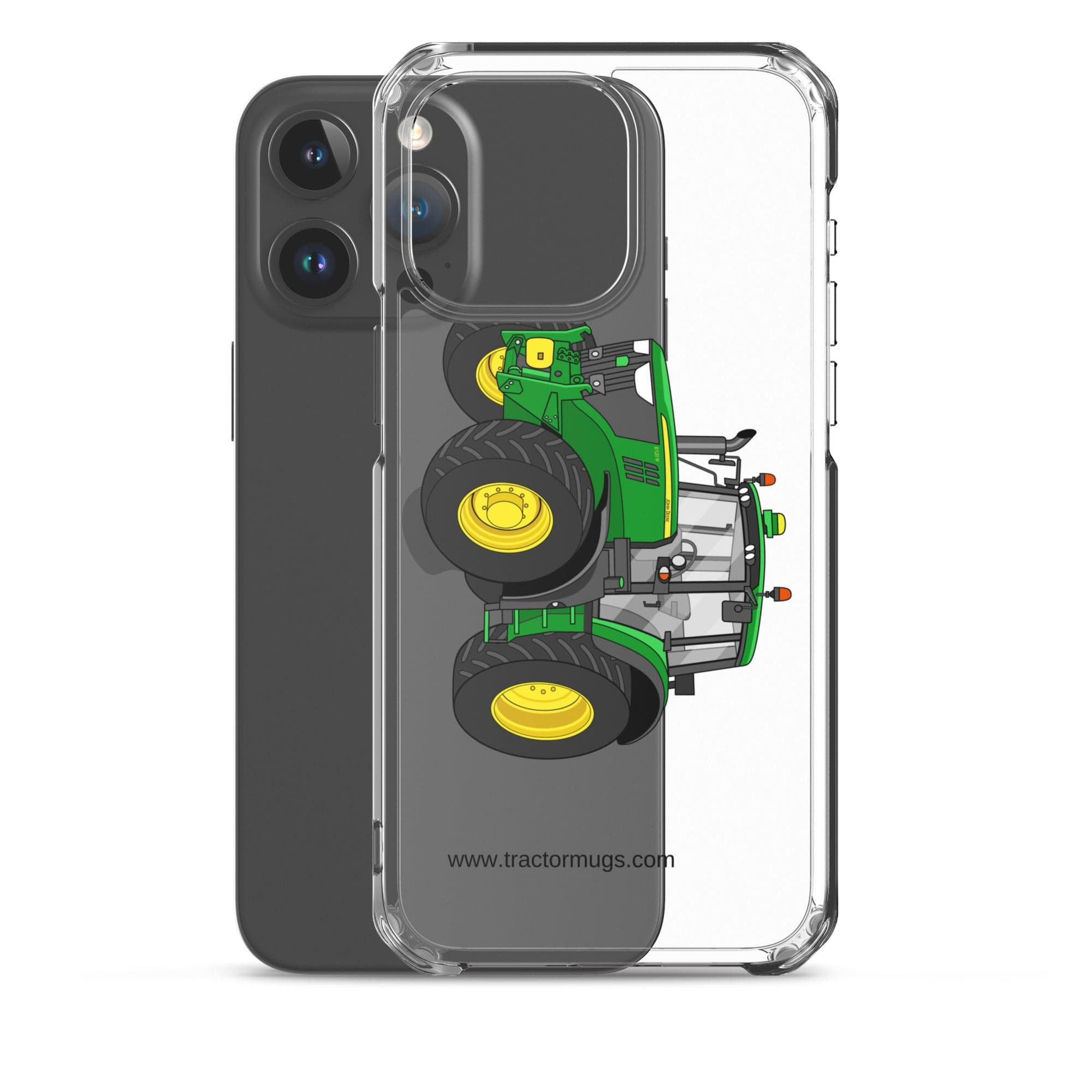 The Tractor Mugs Store John Deere 6120 M | Clear Case for iPhone® Quality Farmers Merch